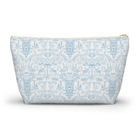 Palm Beach (Sky) Striped Monogrammed Pouch