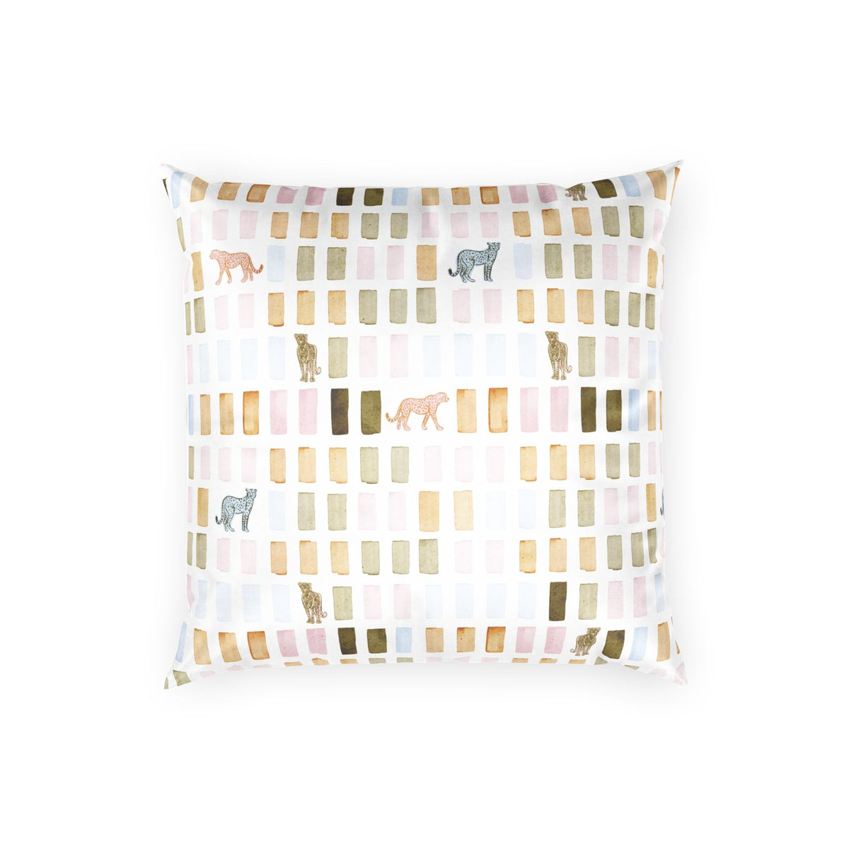 House Print Velvet Pillow