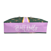 Cheetah Dance Striped Monogrammed Mahjong Bag