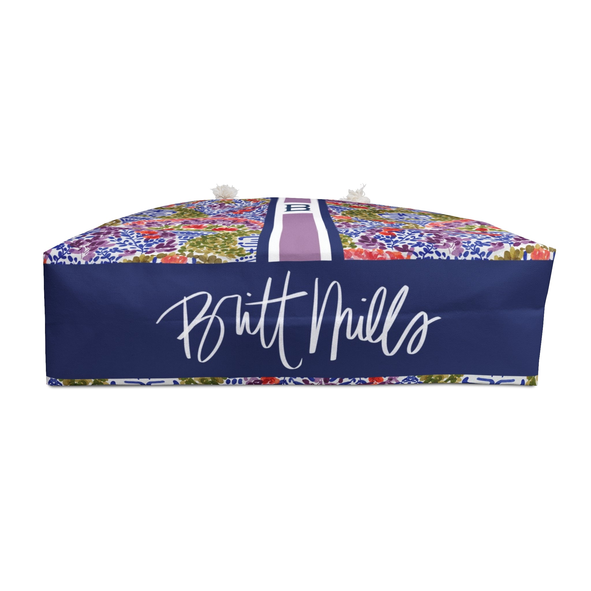 Dynasty Stripe Monogrammed Mahjong Bag