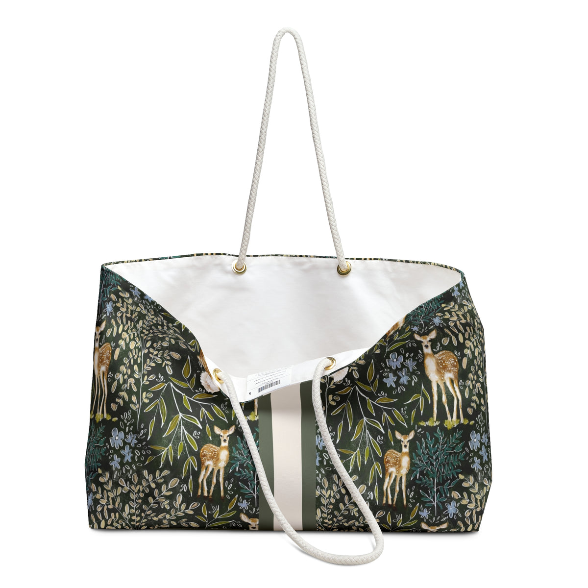Knox Striped Monogrammed Mahjong Bag