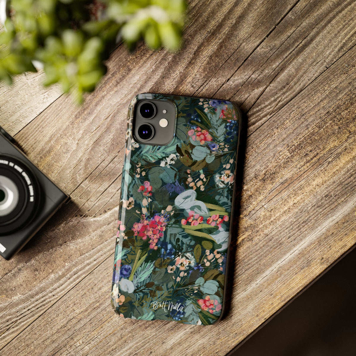 Winter Berry Slim Phone Case