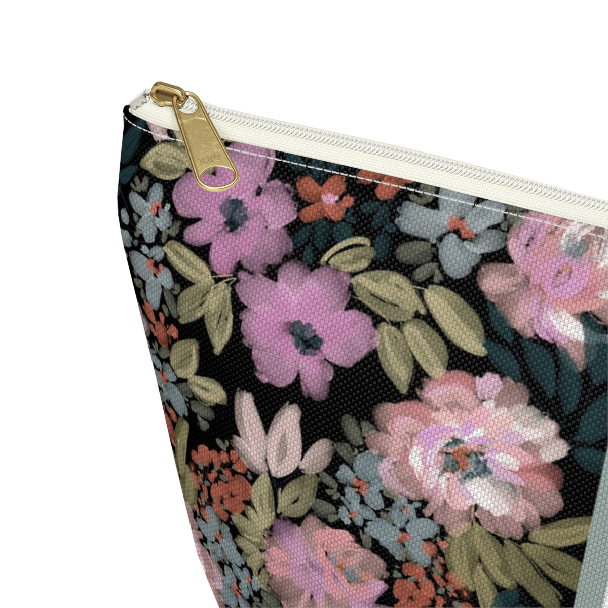 Viola Striped Monogrammed Mahjong Tile Pouch