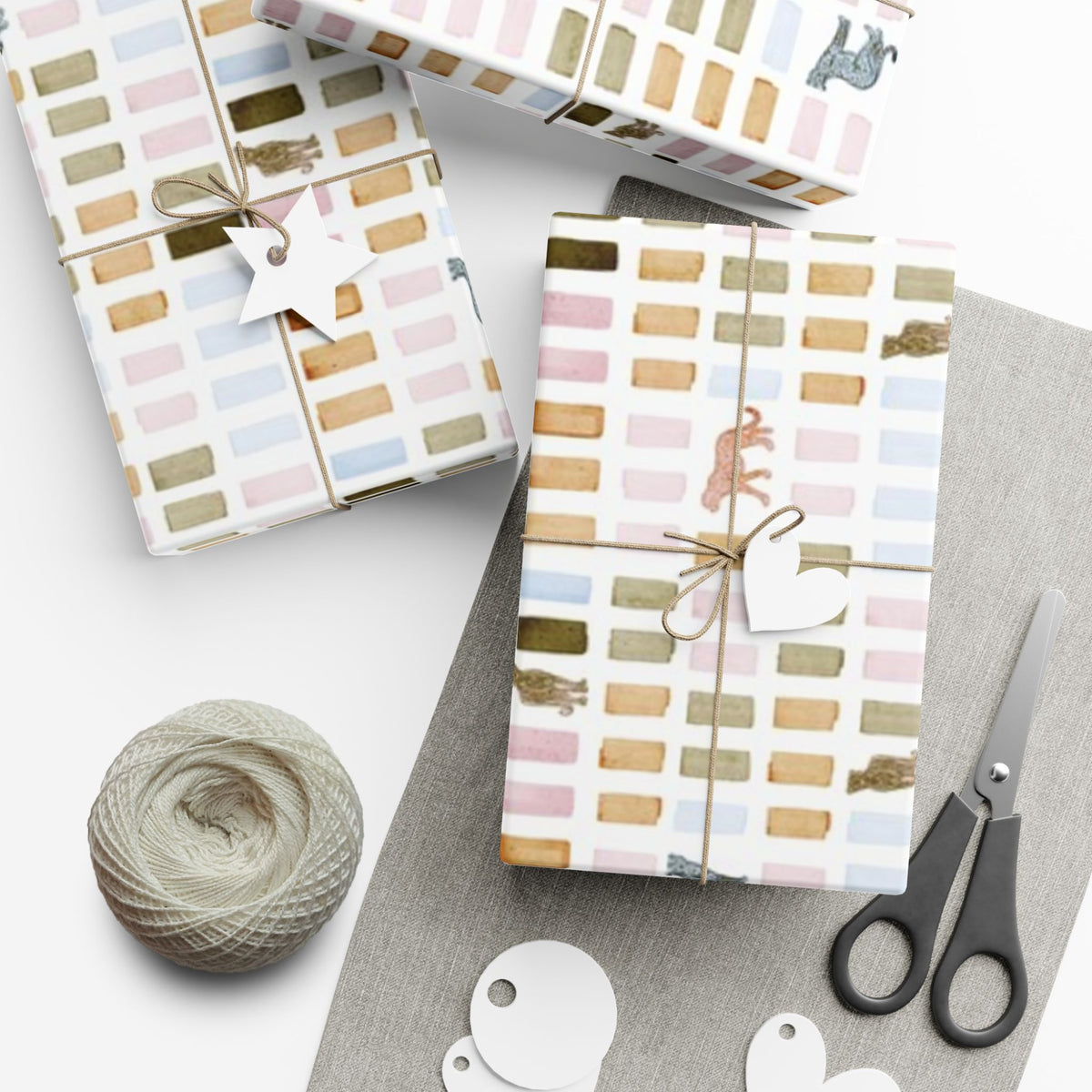 House Print Wrapping Paper Roll