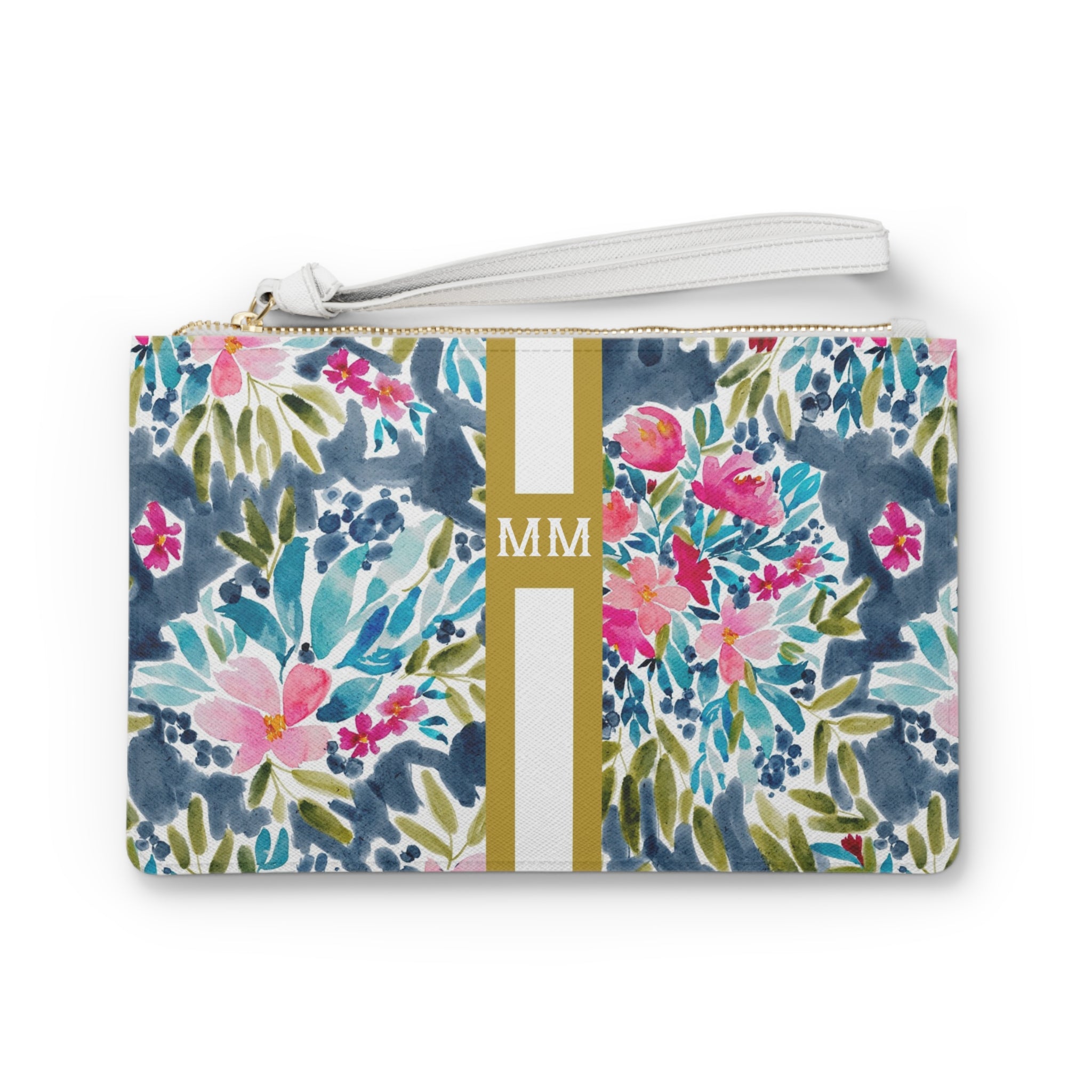 Aria Striped Monogrammed Mahjong Card Holder