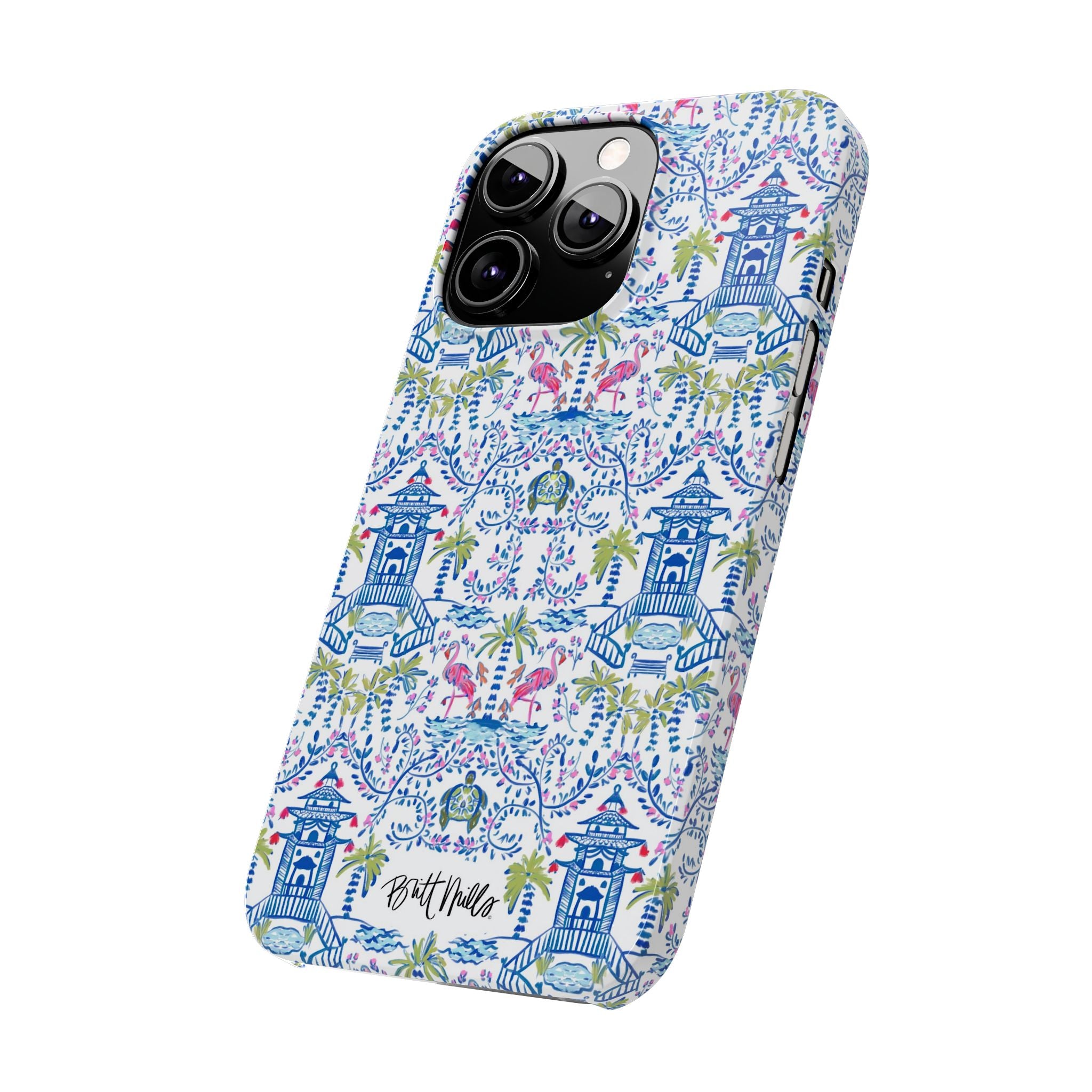 Colorful Chinoiserie Slim Phone Case