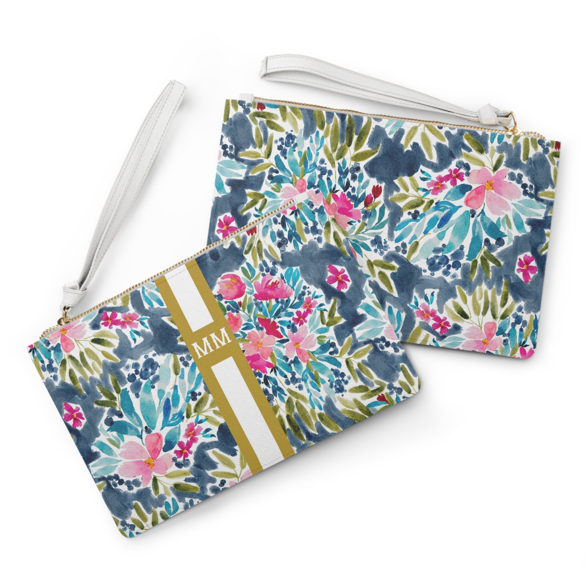 Aria Striped Monogrammed Mahjong Card Holder