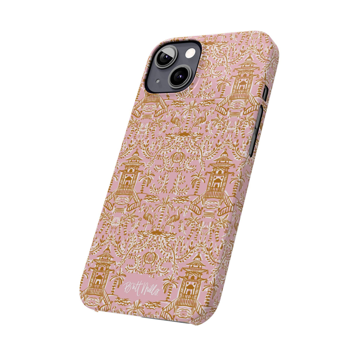 Soirée Pink Slim Phone Case