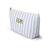 Seaside Stripes Monogrammed Pouch
