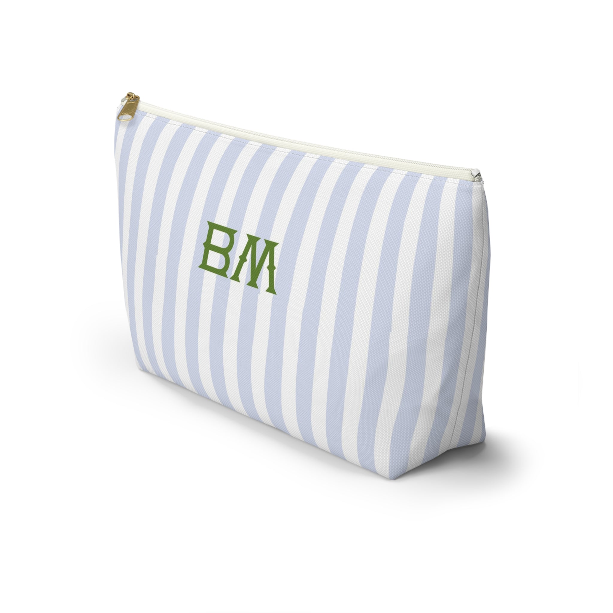Seaside Stripes Monogrammed Pouch