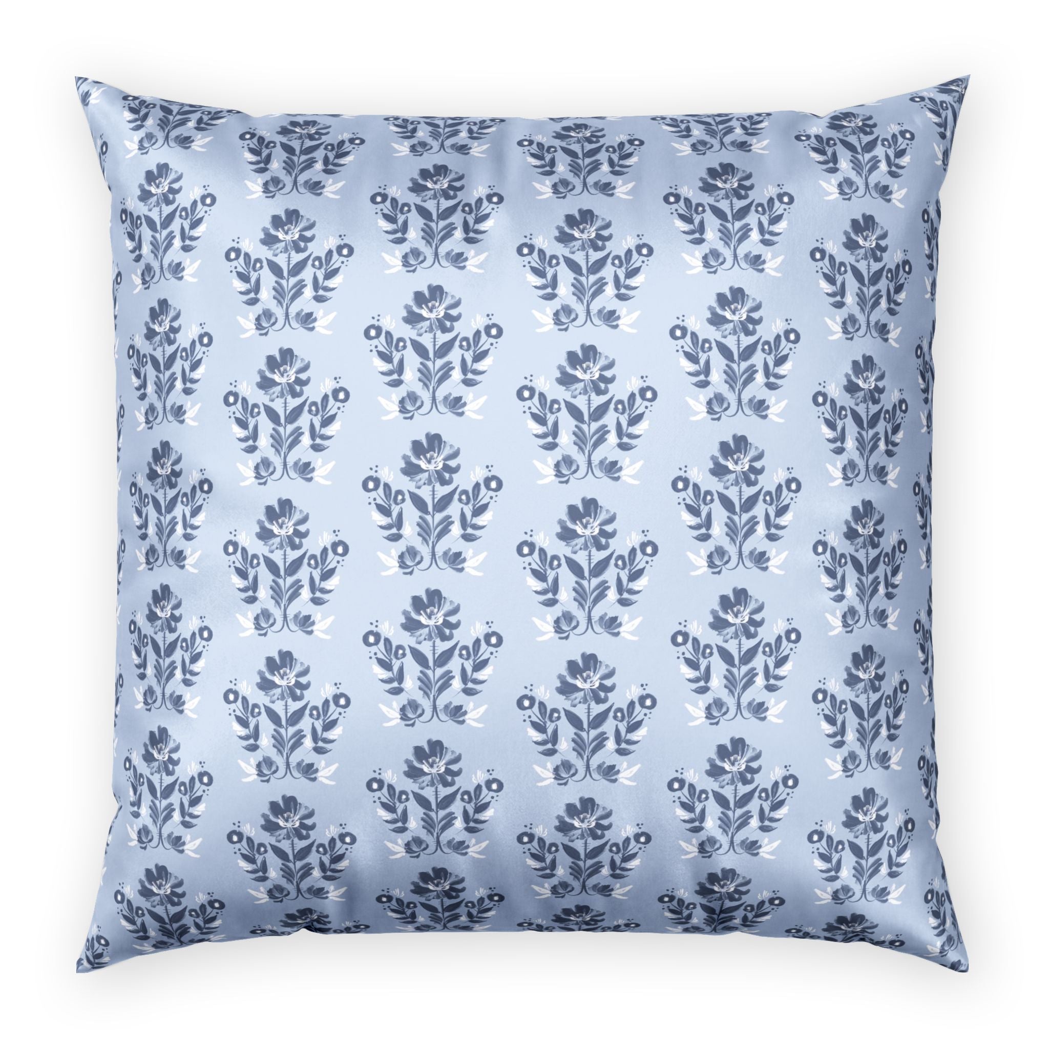 Evangeline Blue Velvet Pillow