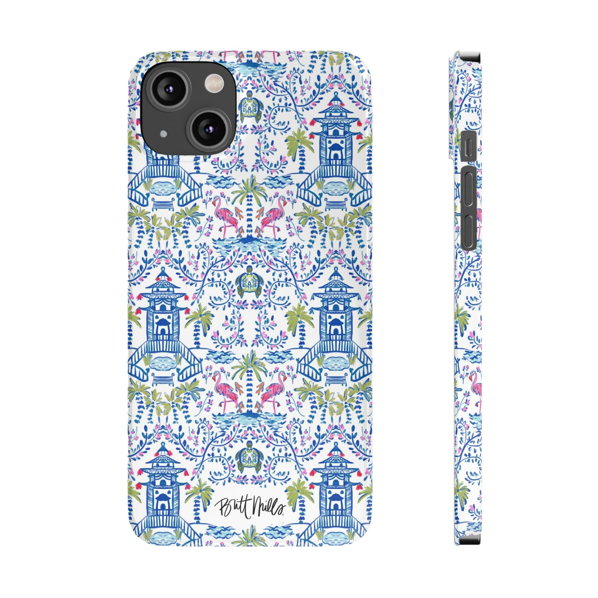 Colorful Chinoiserie Slim Phone Case