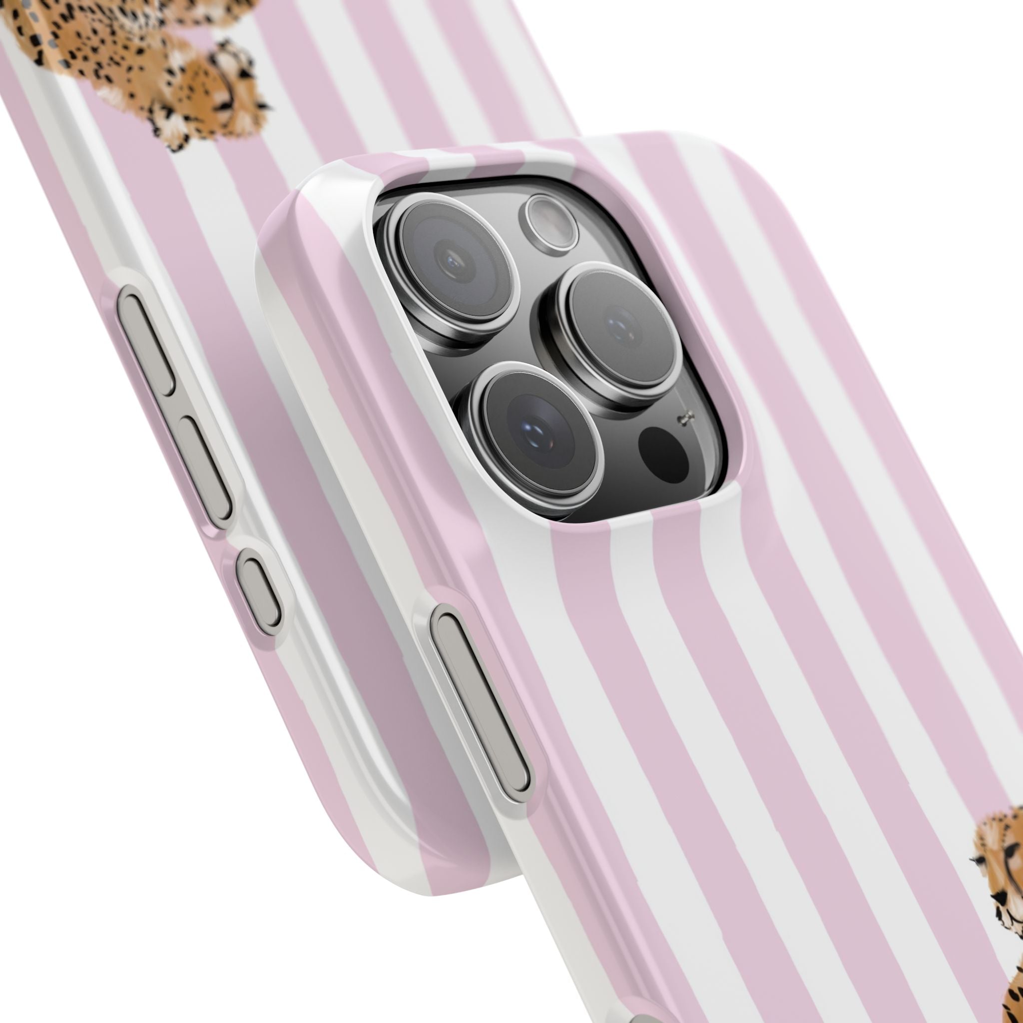 Preppy Cheetah Slim Phone Case