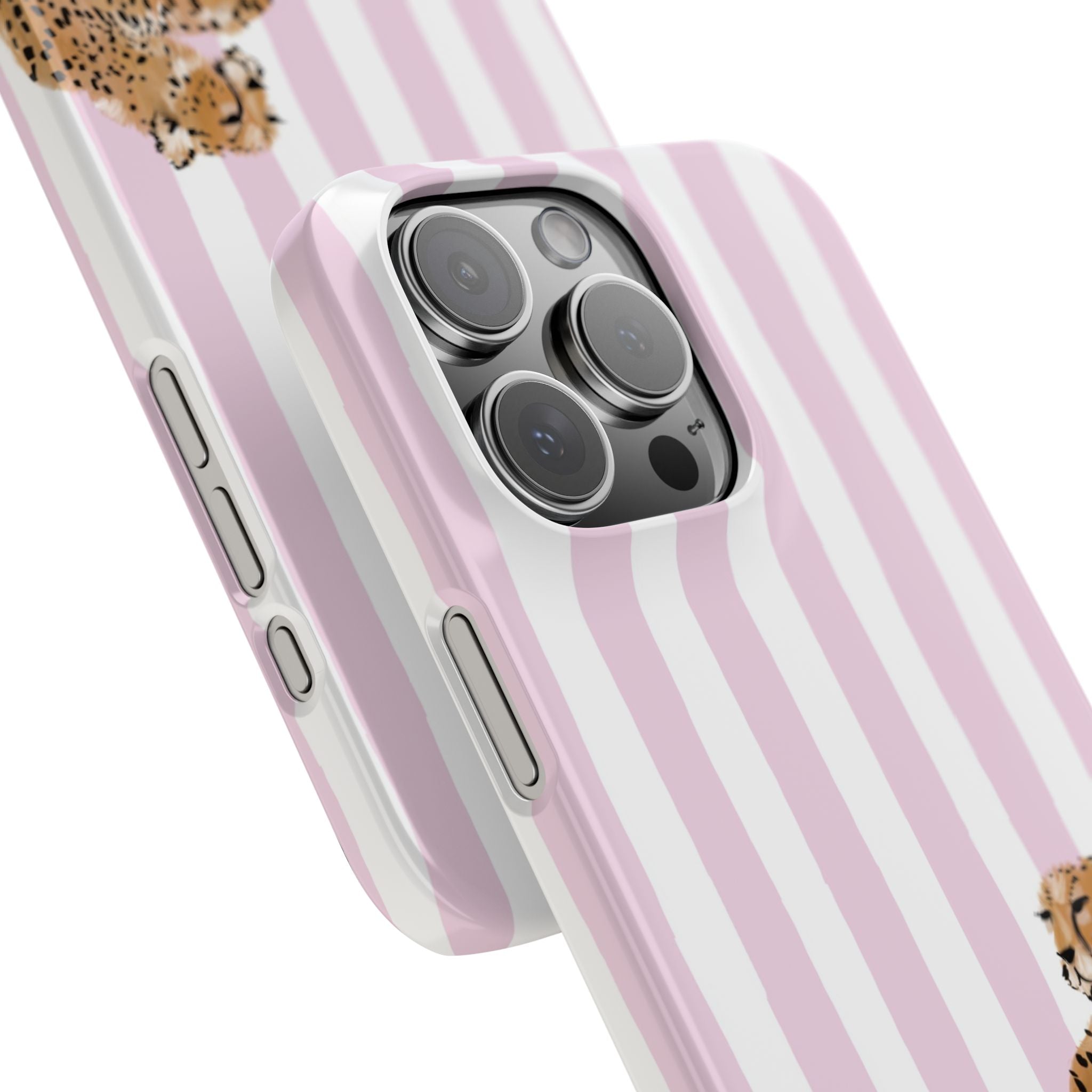 Preppy Cheetah Slim Phone Case