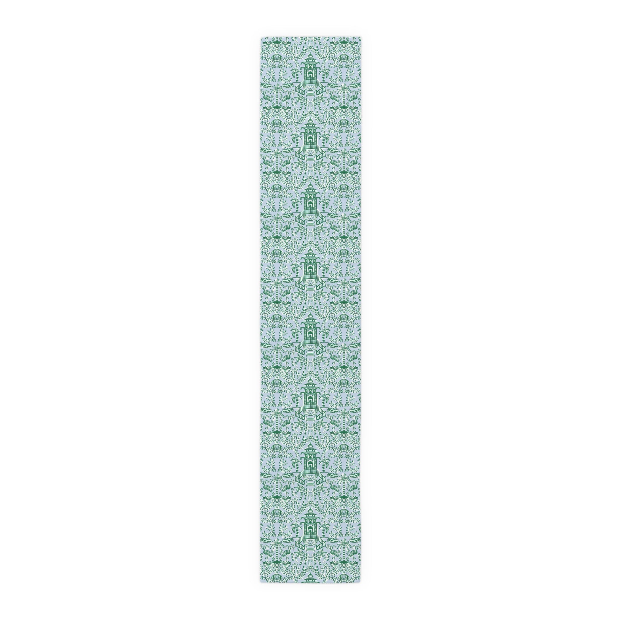 Chinoiserie Palms Table Runner
