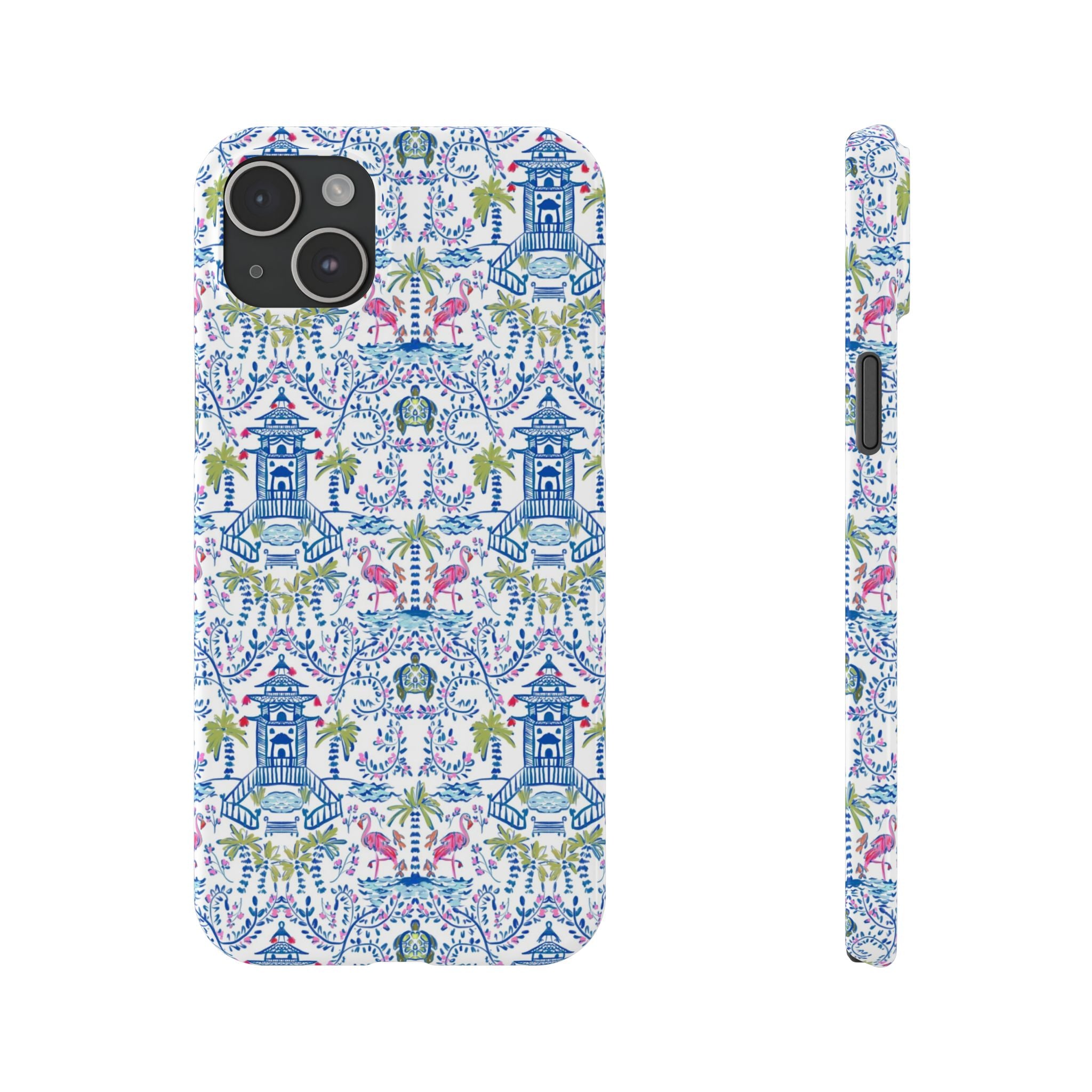 Colorful Chinoiserie Slim Phone Case