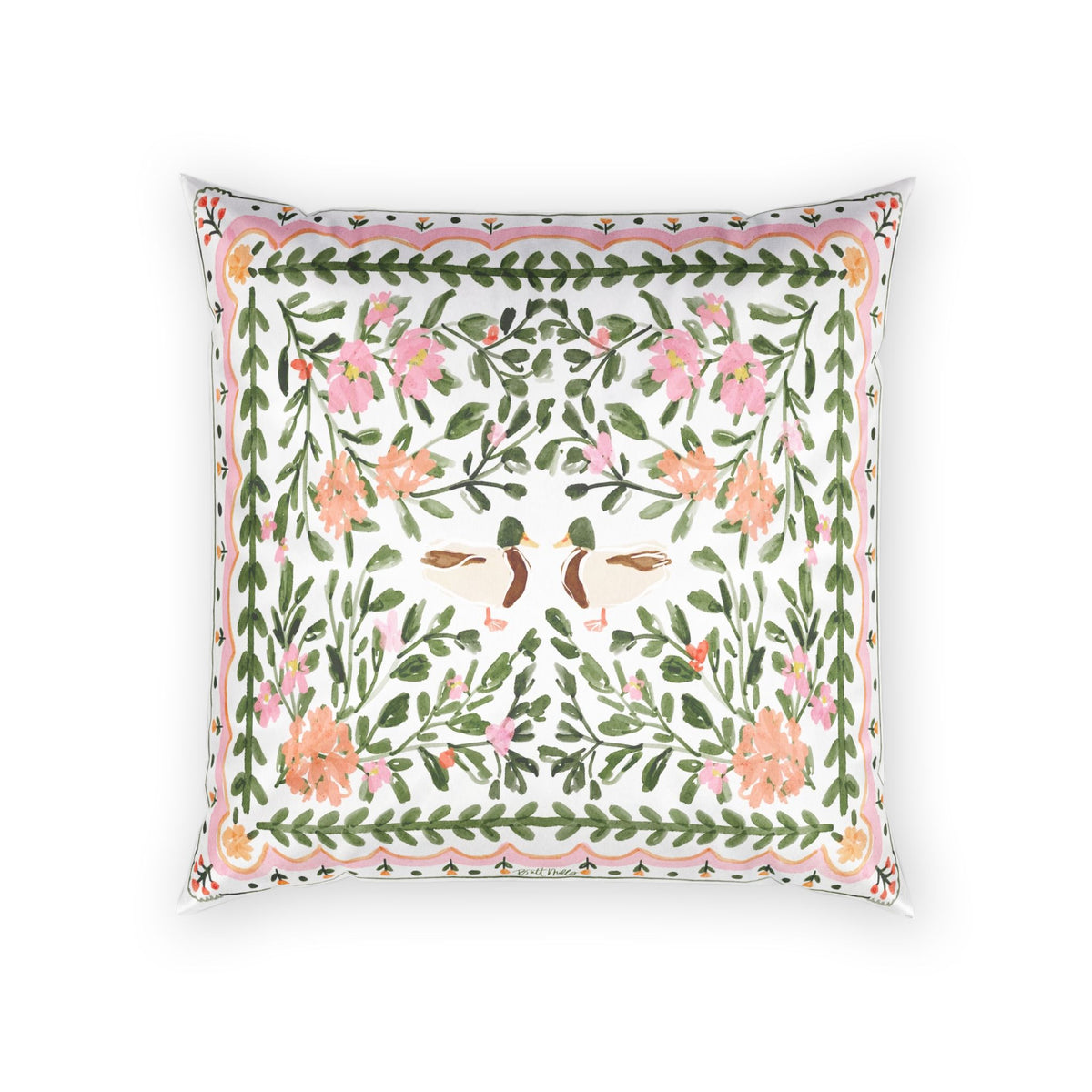 Walk in the Park Velvet Pillow