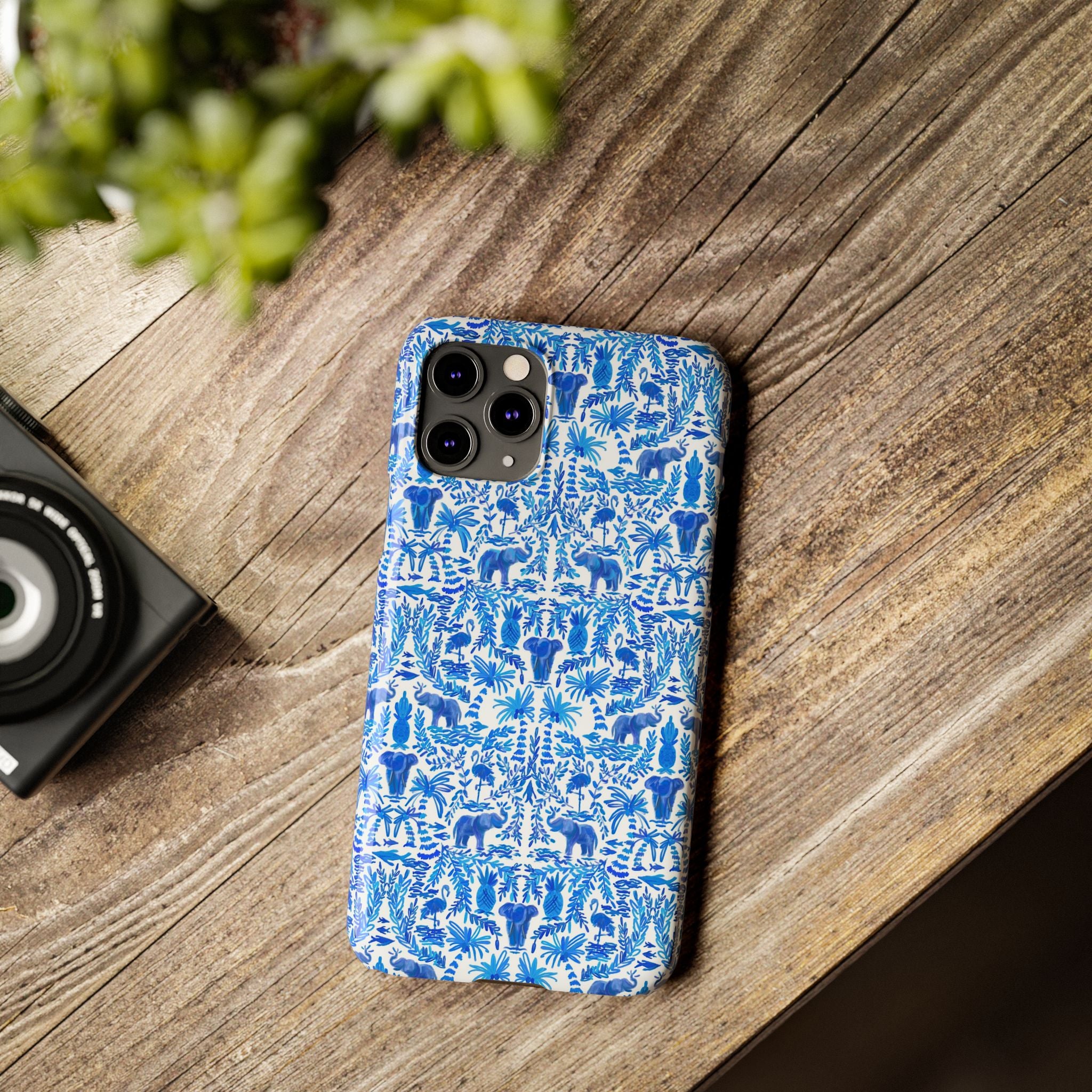 Elephant Fun Slim Phone Case