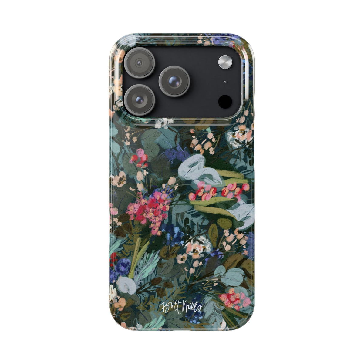 Winter Berry Slim Phone Case