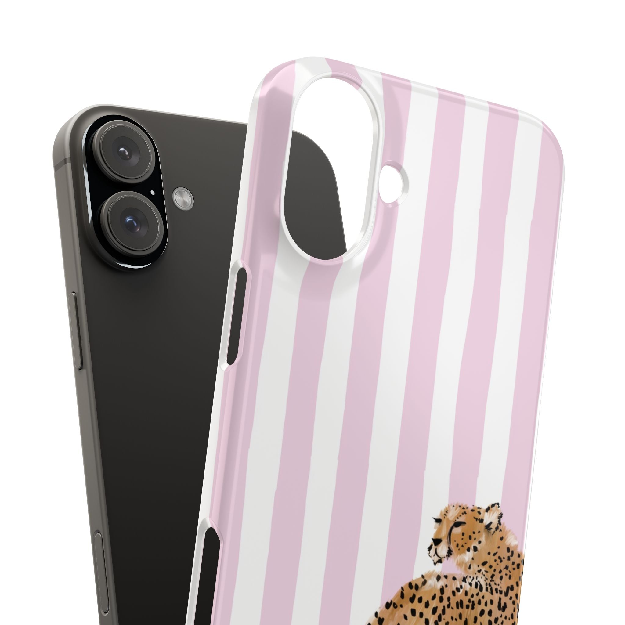 Preppy Cheetah Slim Phone Case