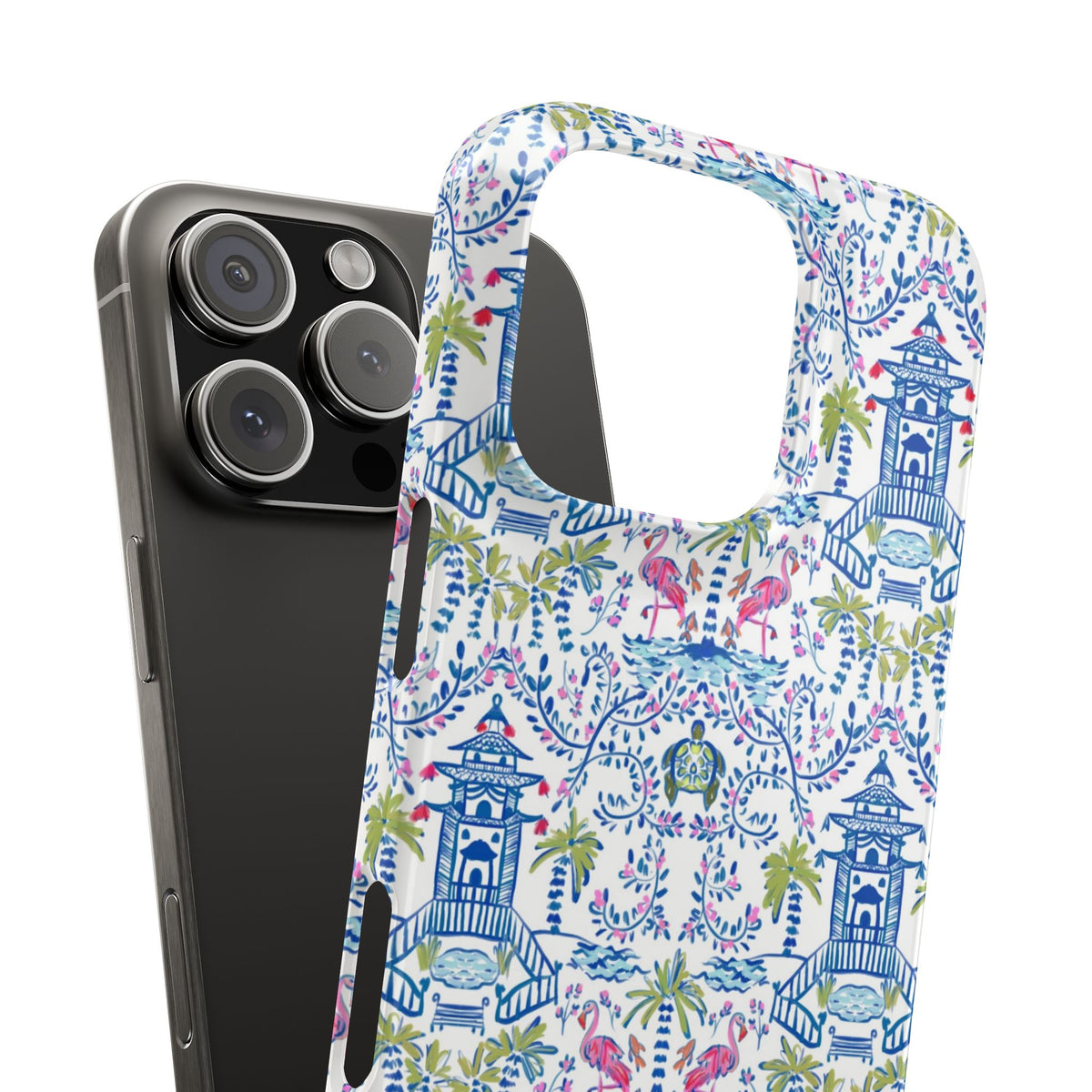 Colorful Chinoiserie Slim Phone Case