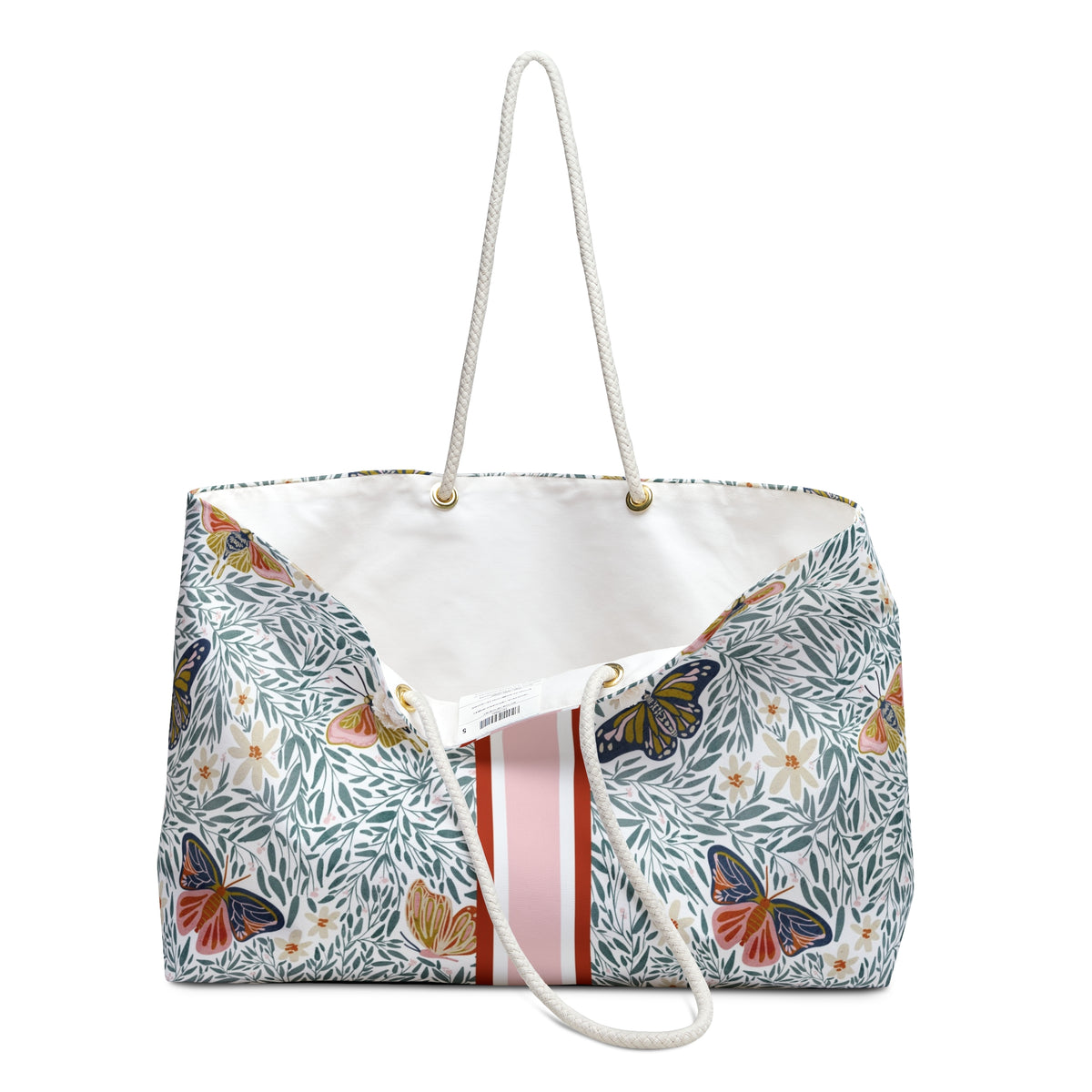 Huntley Striped Monogrammed Mahjong Bag