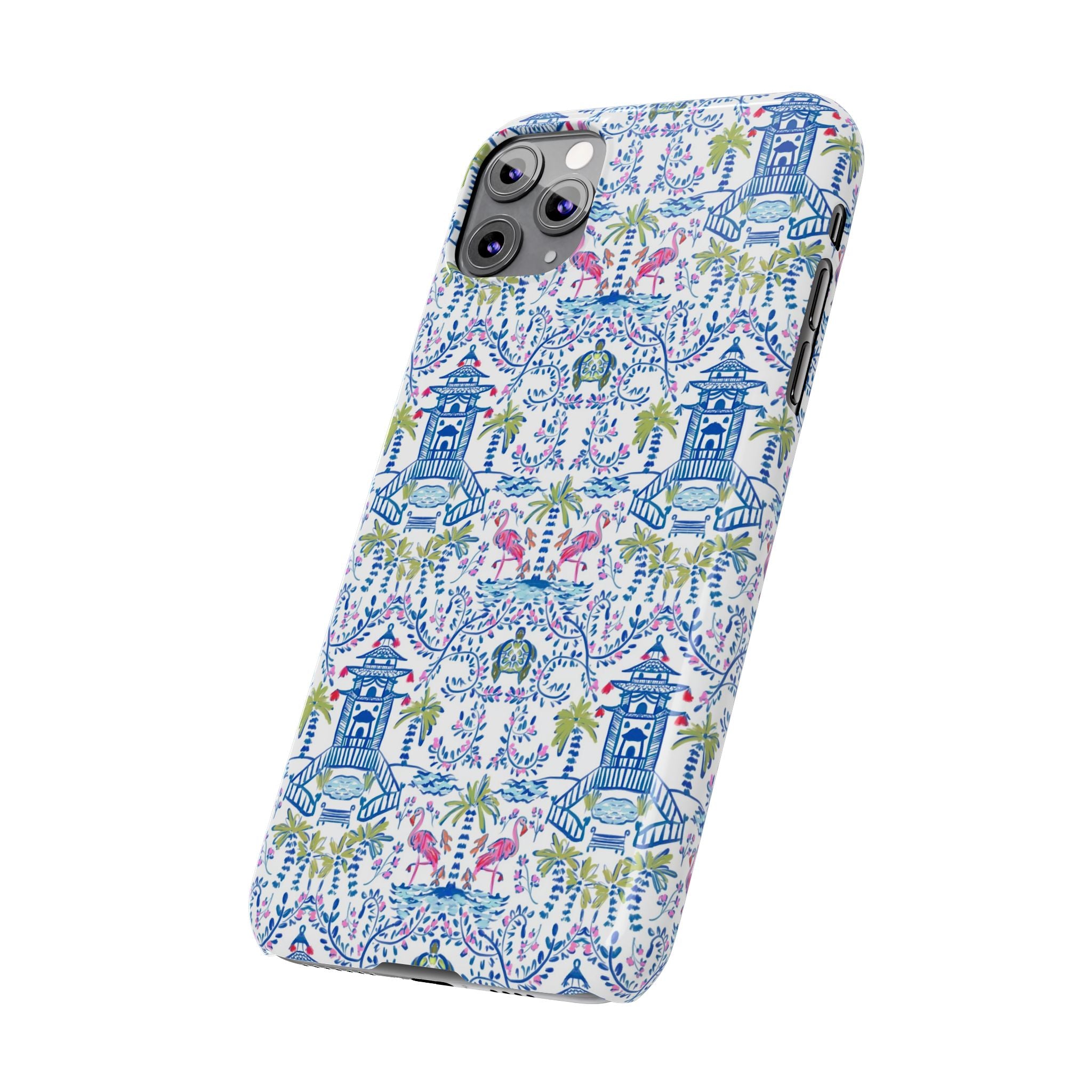 Colorful Chinoiserie Slim Phone Case