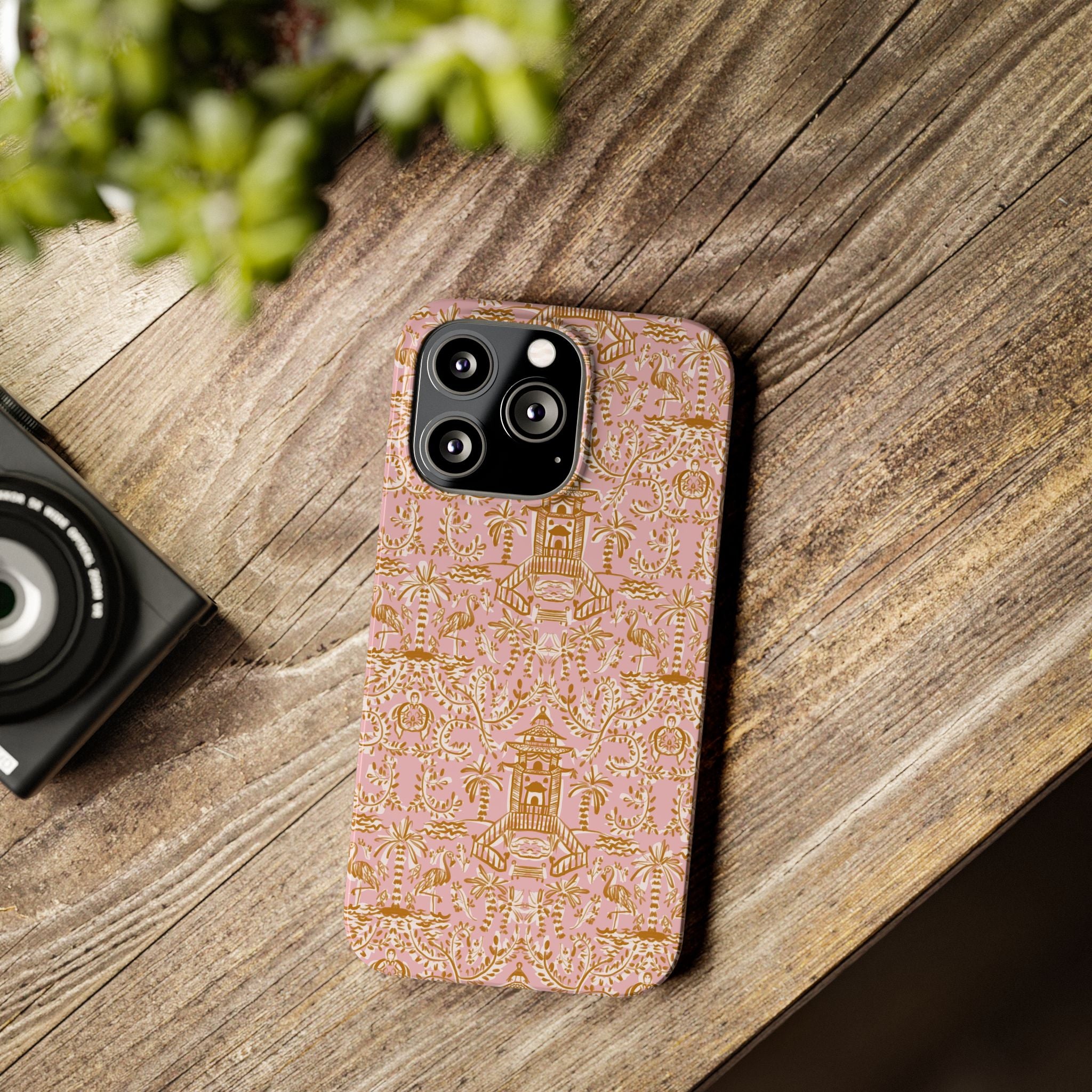 Soirée Pink Slim Phone Case