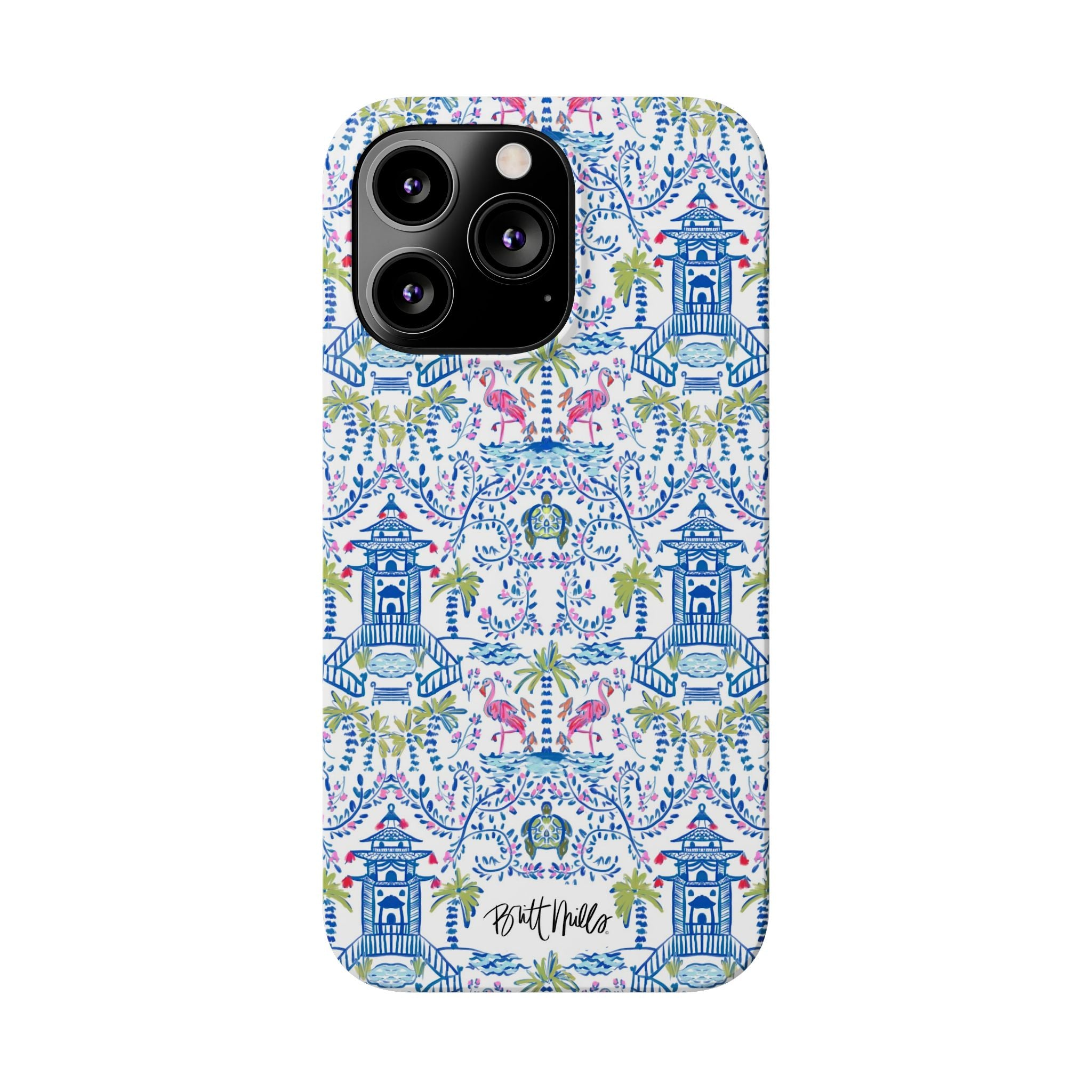 Colorful Chinoiserie Slim Phone Case