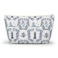 East Coast Summer Striped Monogrammed Pouch