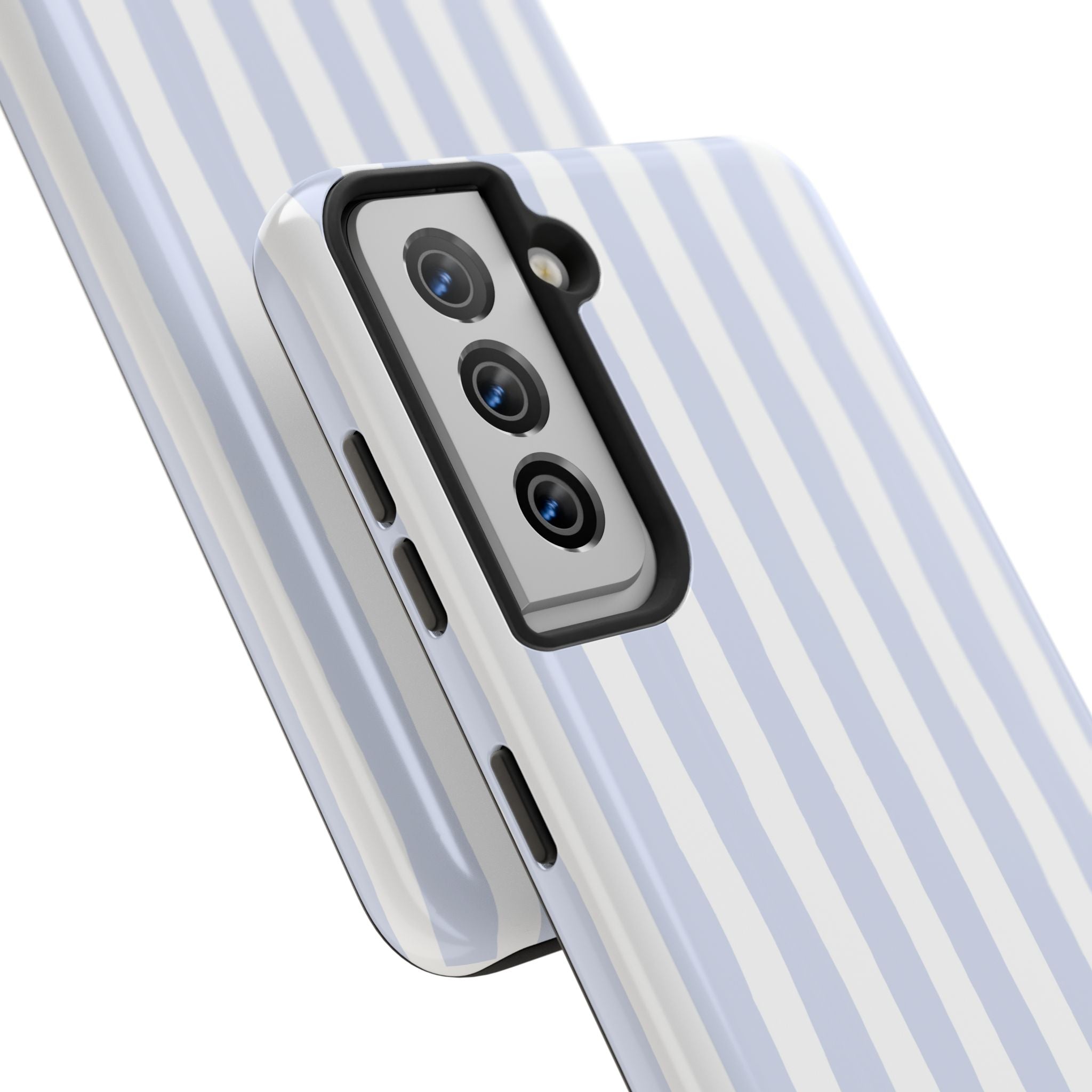Seaside Stripes Monogrammed Tough Phone Case