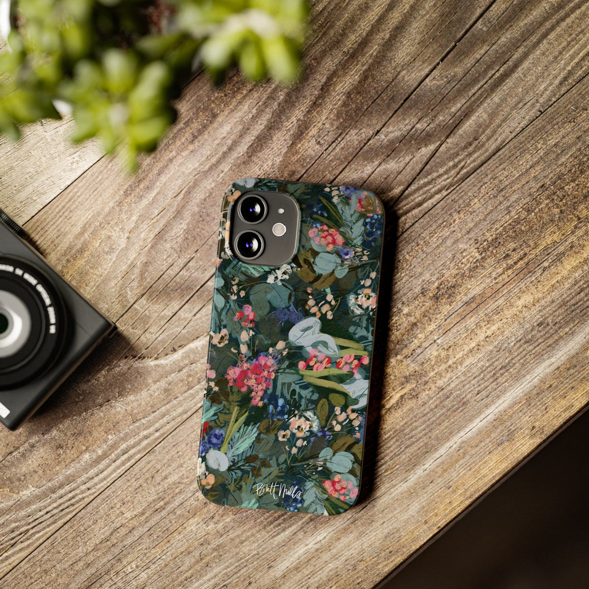Winter Berry Slim Phone Case