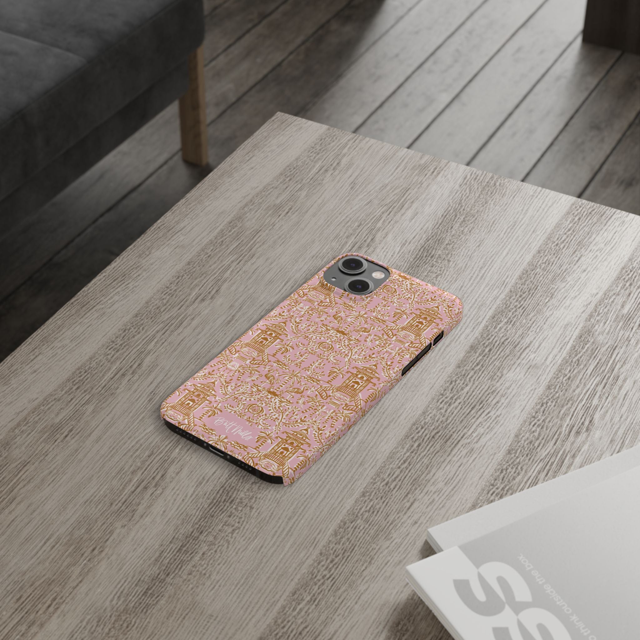 Soirée Pink Slim Phone Case
