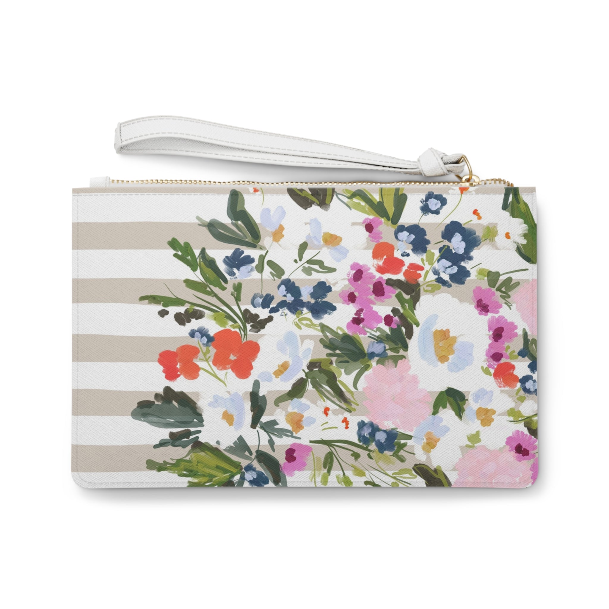 Veranda Striped Monogrammed Mahjong Card Holder