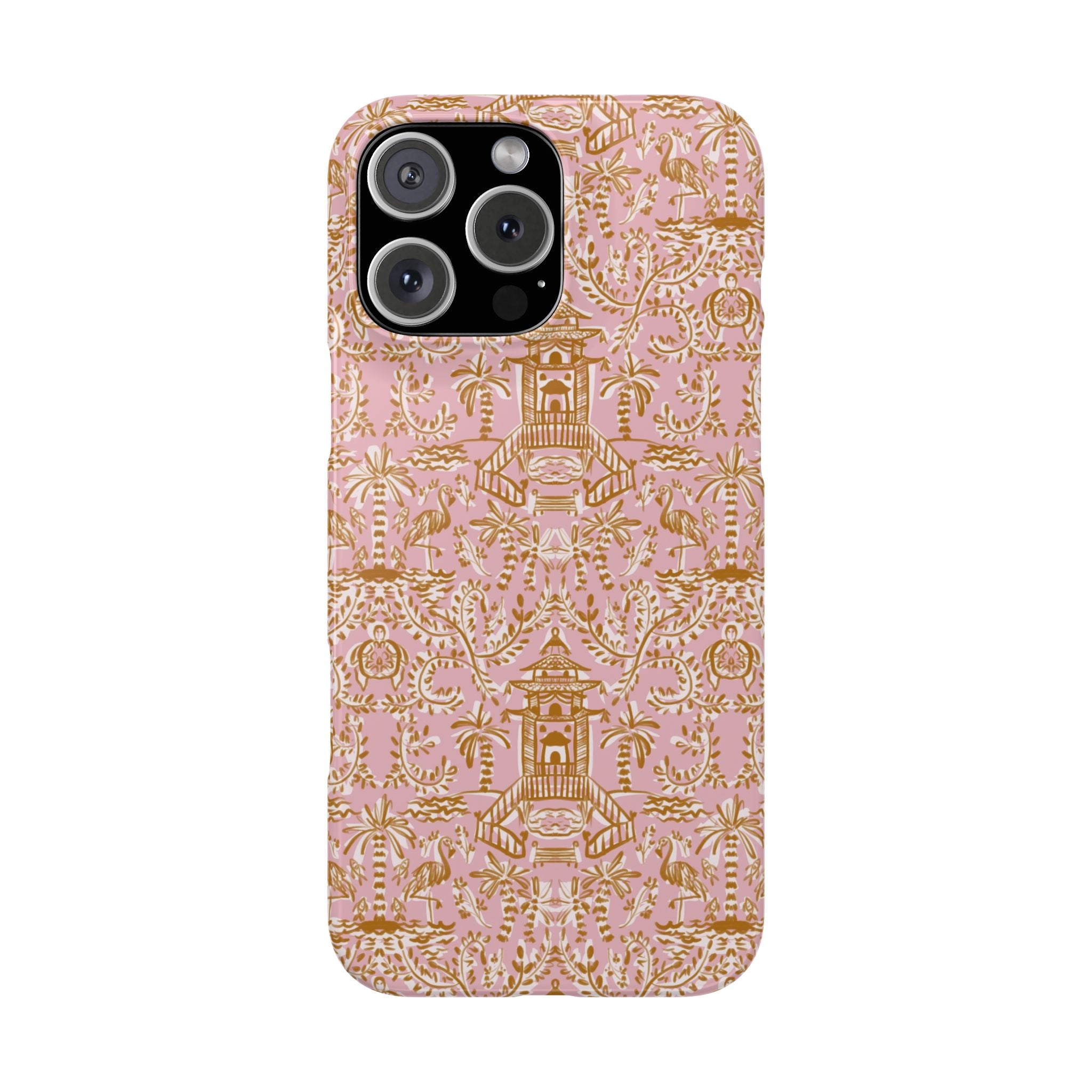 Soirée Pink Slim Phone Case