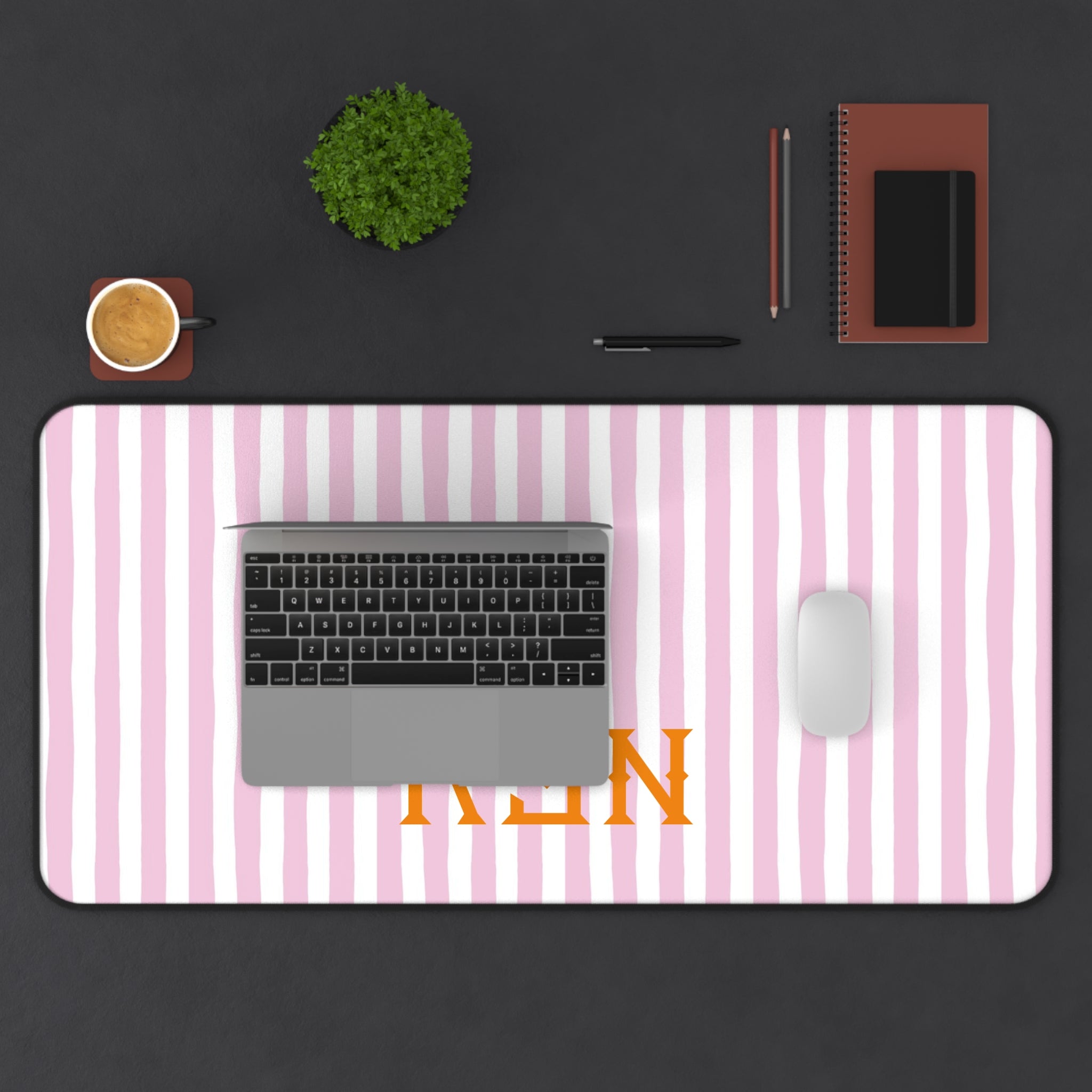 Primrose Monogrammed Desk Mat
