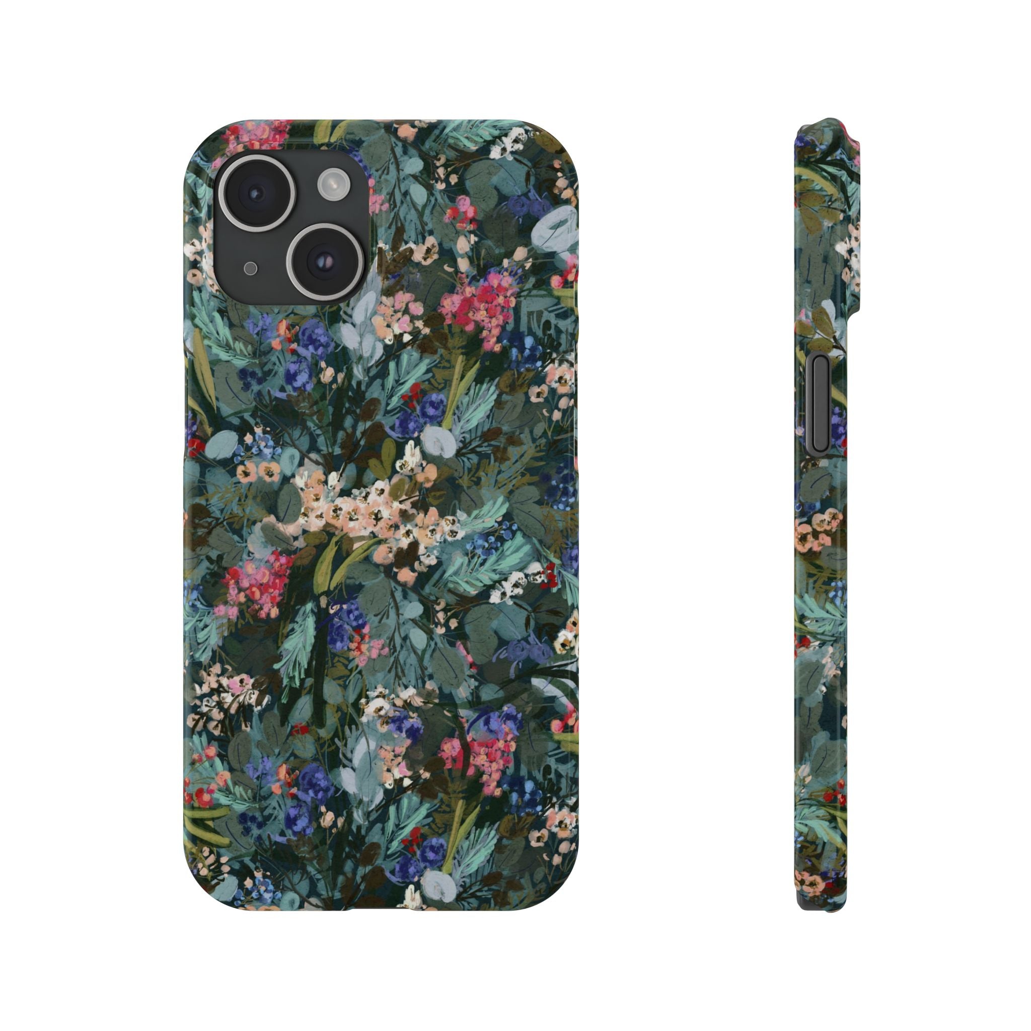 Winter Berry Slim Phone Case