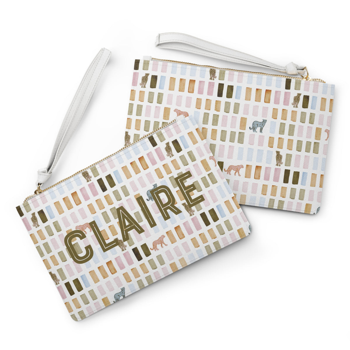 House Print Personalized Mahjong Card Holder