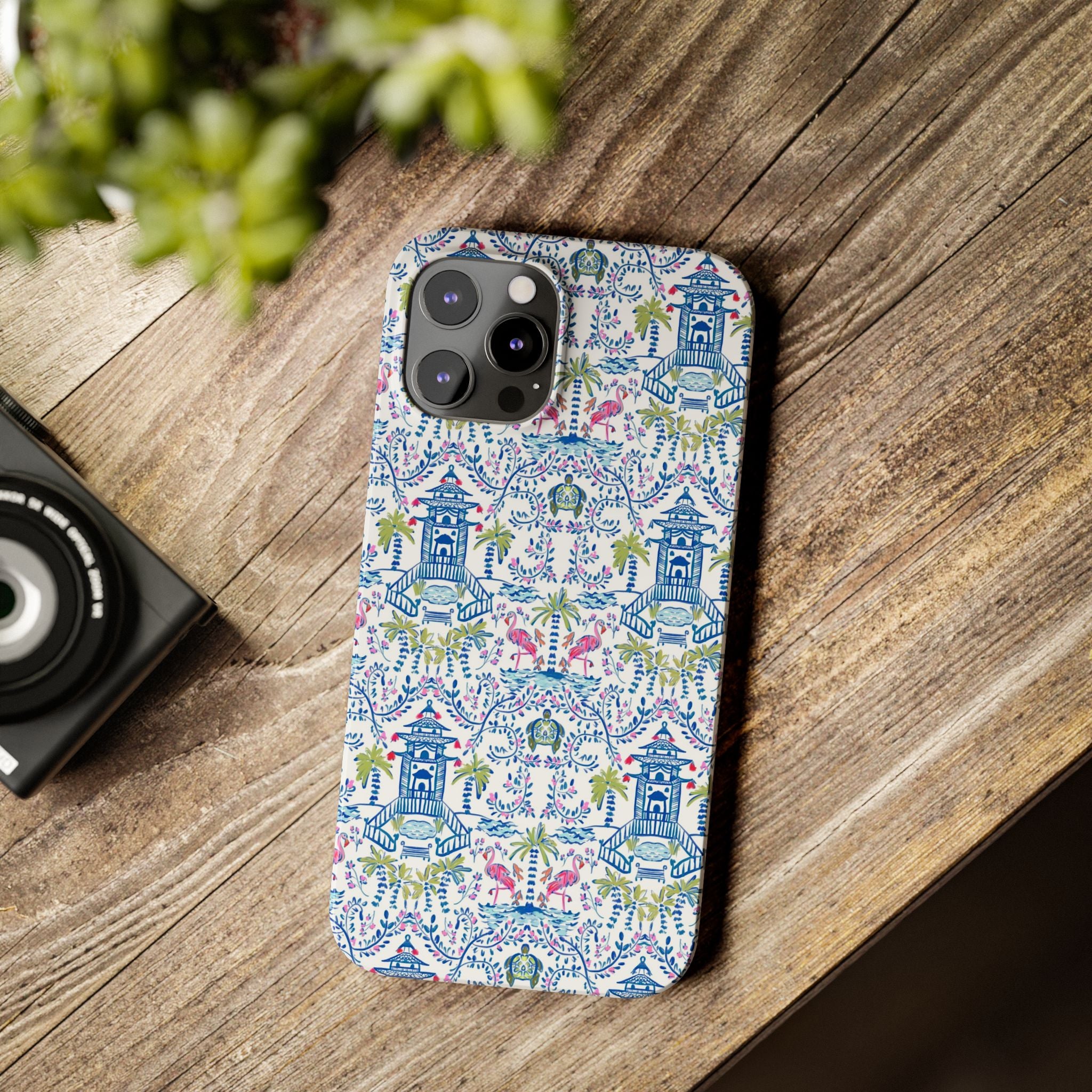 Colorful Chinoiserie Slim Phone Case