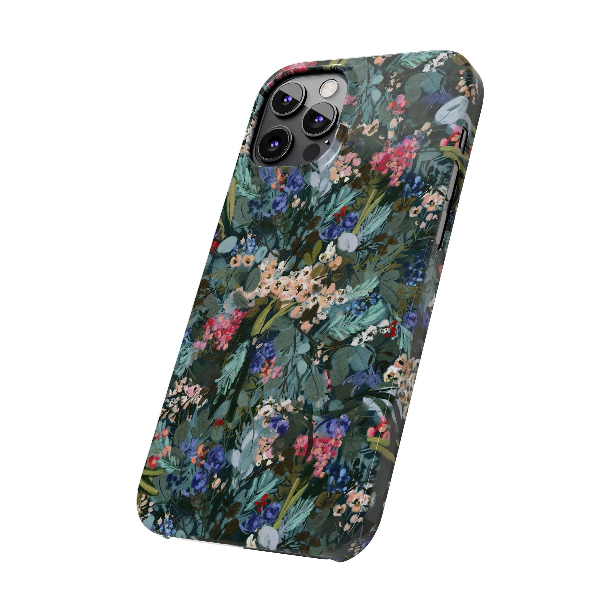 Winter Berry Slim Phone Case
