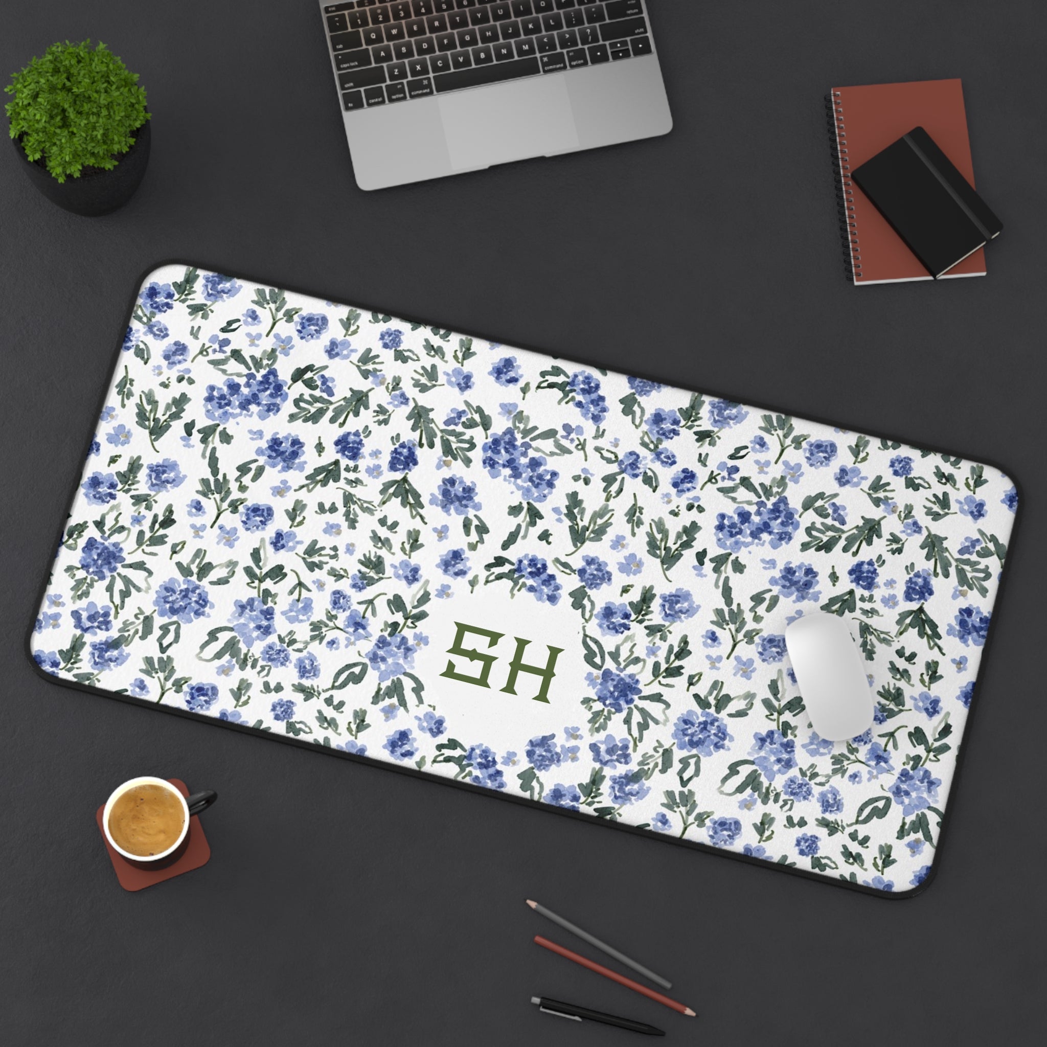 English Countryside Monogrammed Desk Mat