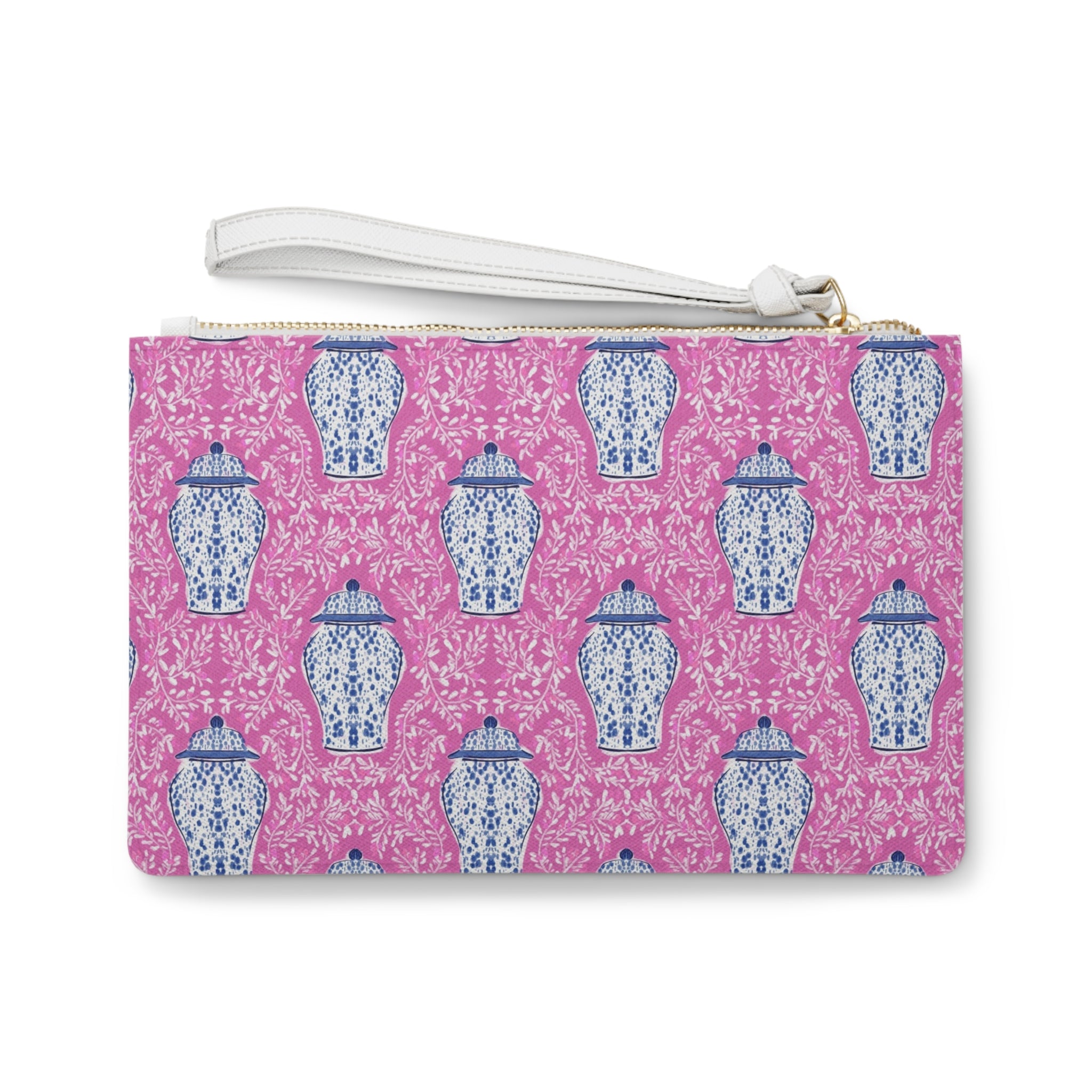 Ginger Striped Monogrammed Mahjong Card Holder