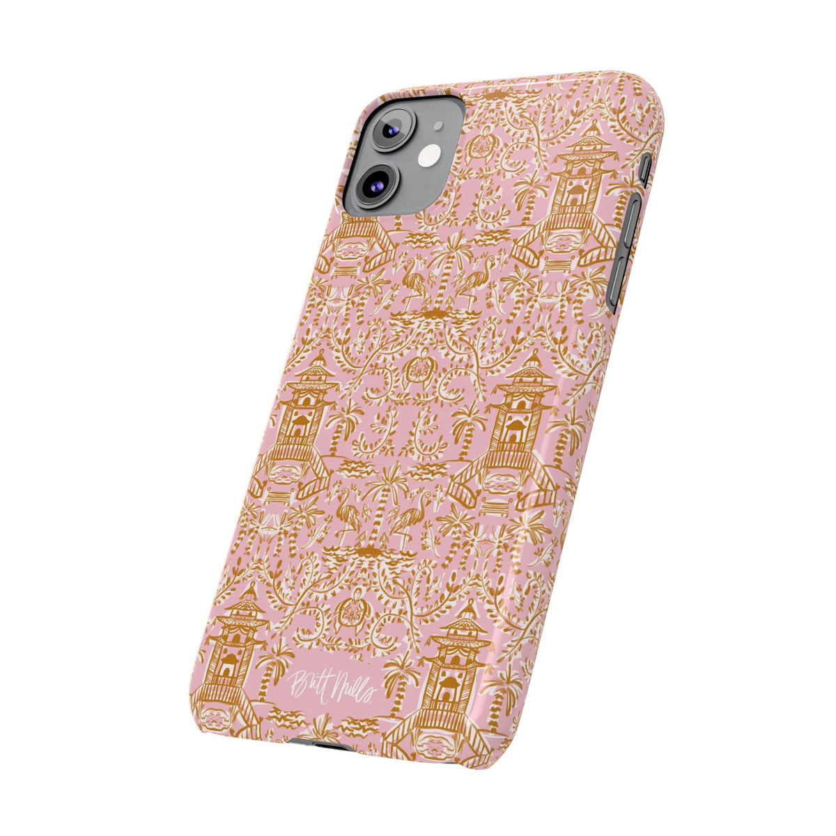 Soirée Pink Slim Phone Case