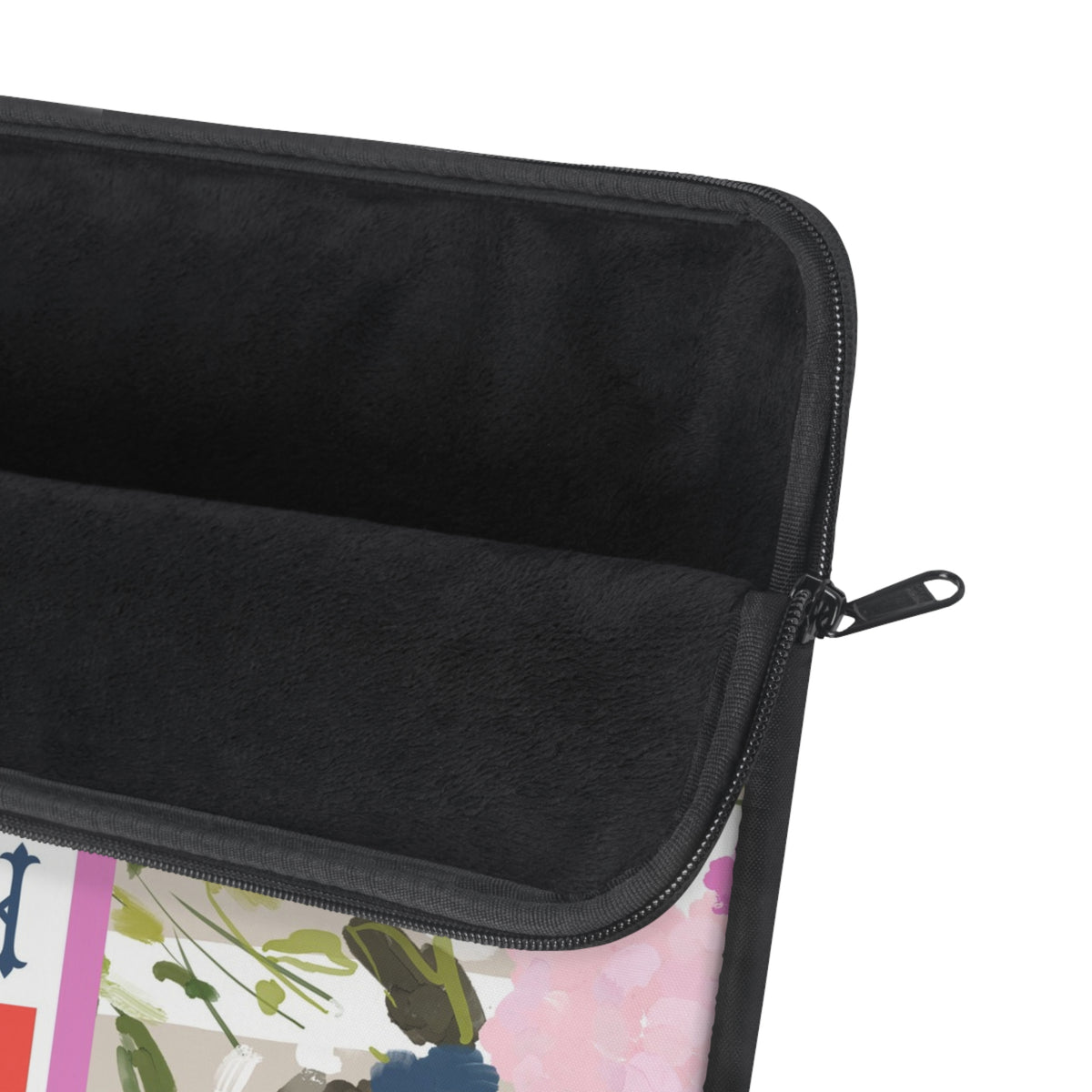 Veranda Striped Monogrammed Laptop Sleeve