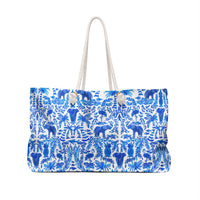 Elephant Fun Striped Monogrammed Mahjong Bag