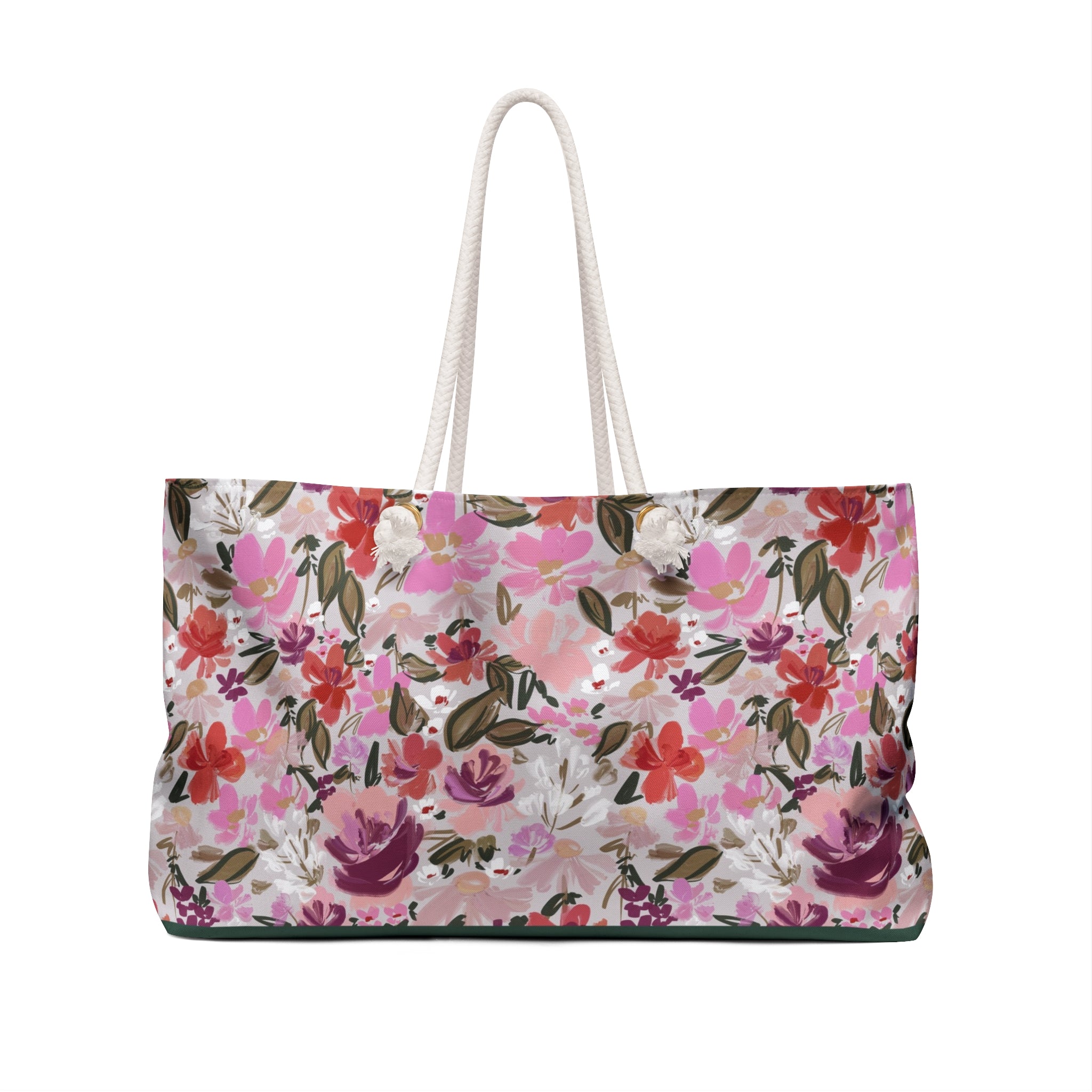 Mallard Manor Striped Monogrammed Mahjong Bag