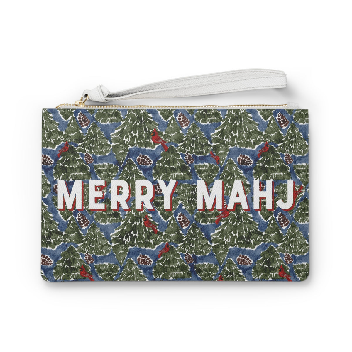 Merry Mahj Holiday Mahjong Card Holder in Merry Wood