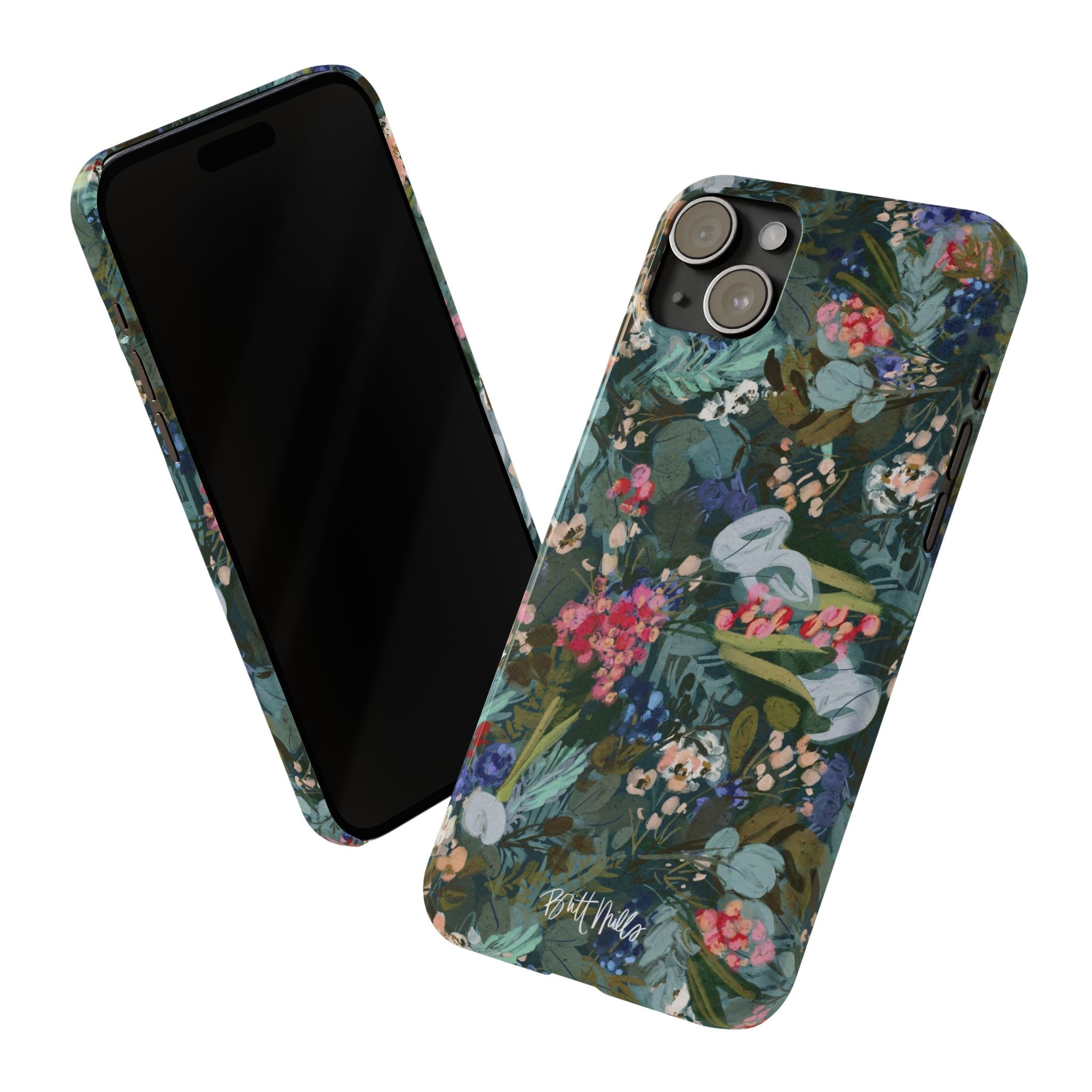Winter Berry Slim Phone Case