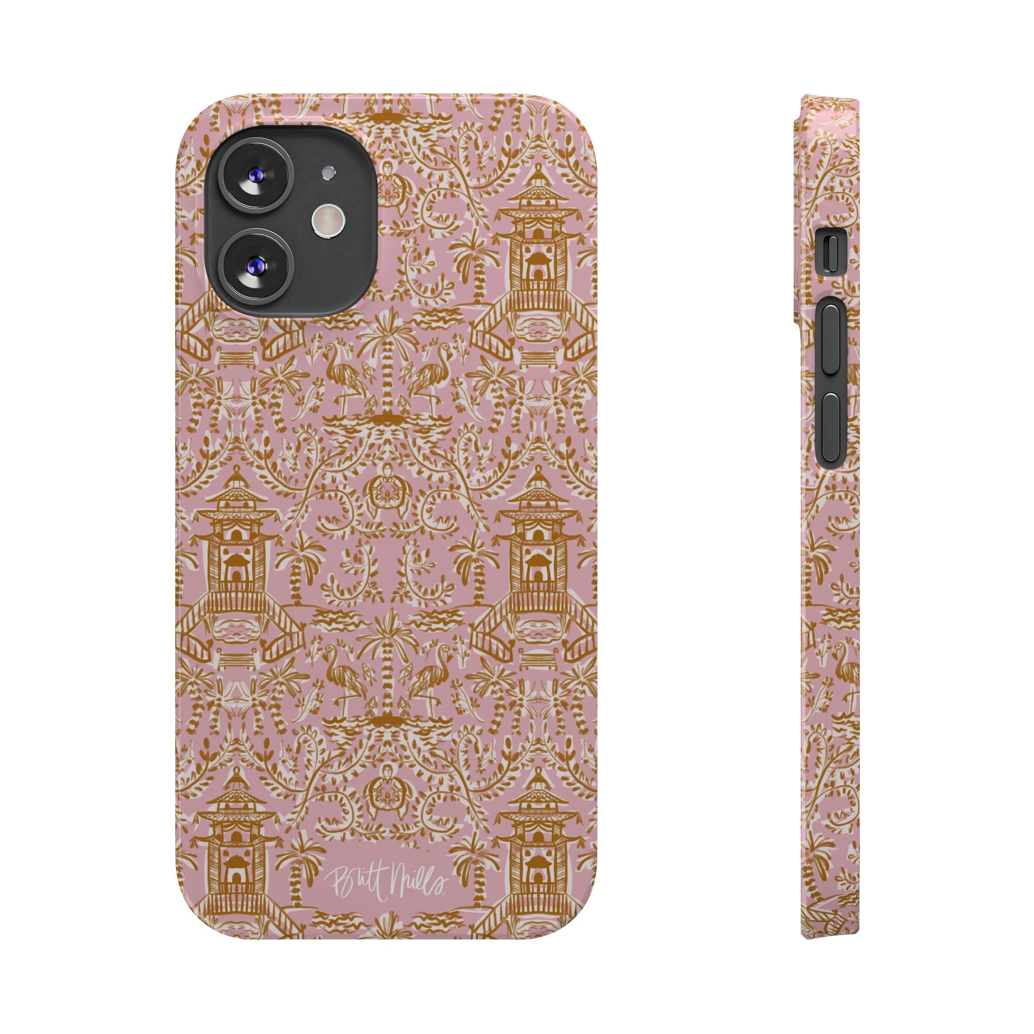 Soirée Pink Slim Phone Case