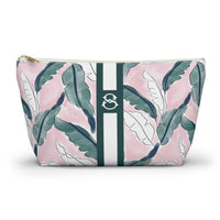 Queensland Striped Monogrammed Pouch